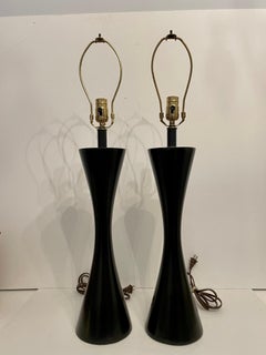 Pair of Midcentury Style Palecek  Lamps