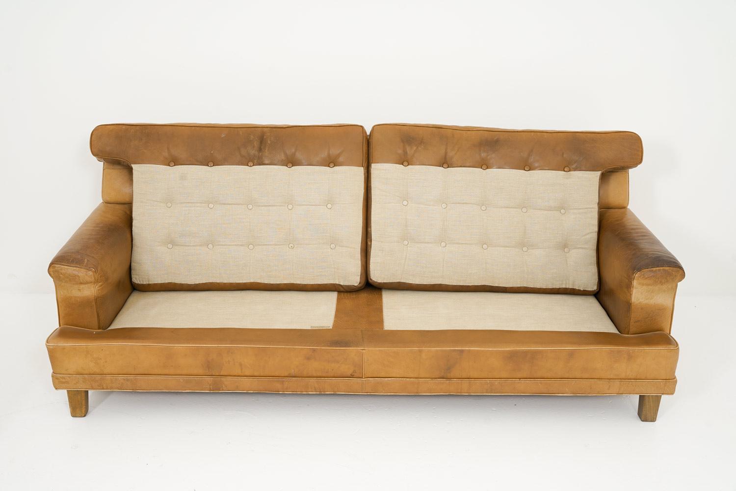 Pair of Midcentury Swedish Sofas 