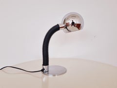 Pair of Midcentury Table Lamp Targetti Sankey, Space Age, Italy, 1970s