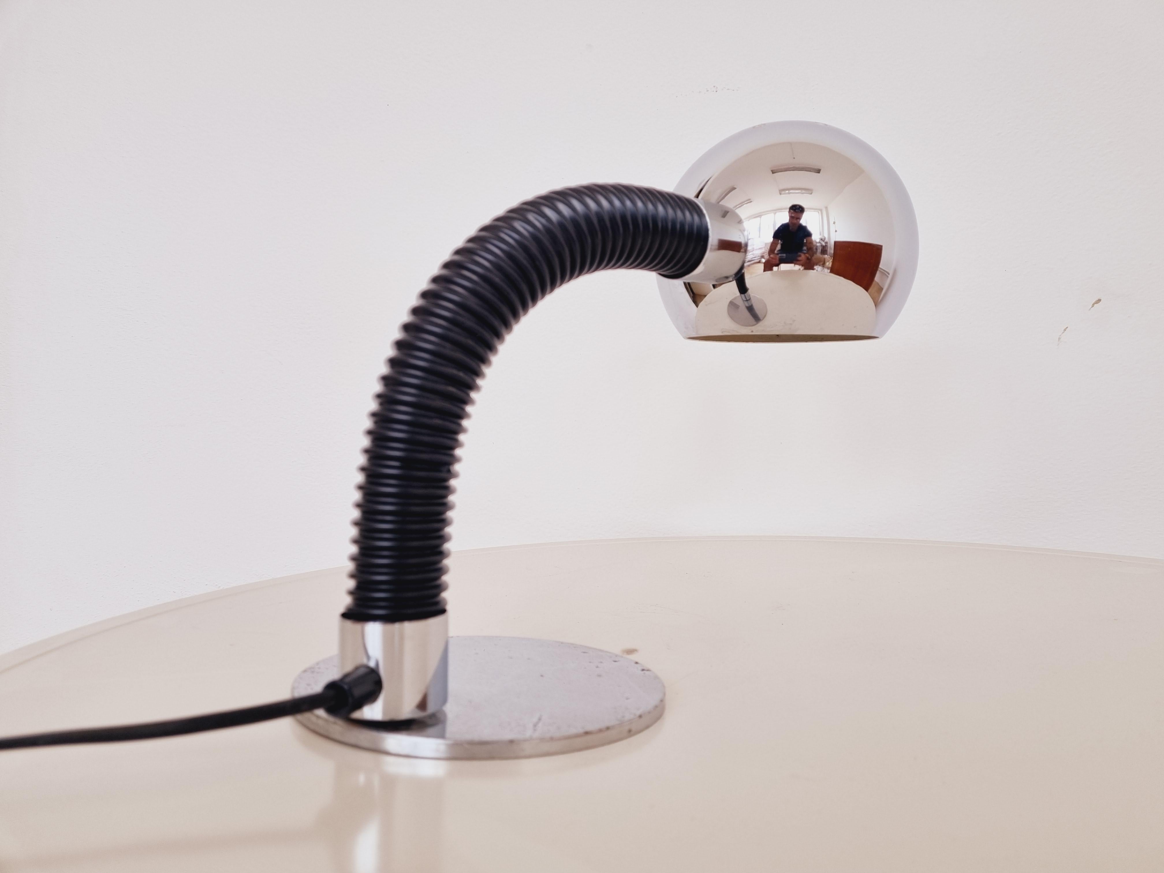 Paire de lampes de bureau Targetti Sankey, ère spatiale, Italie, 1970 en vente 2