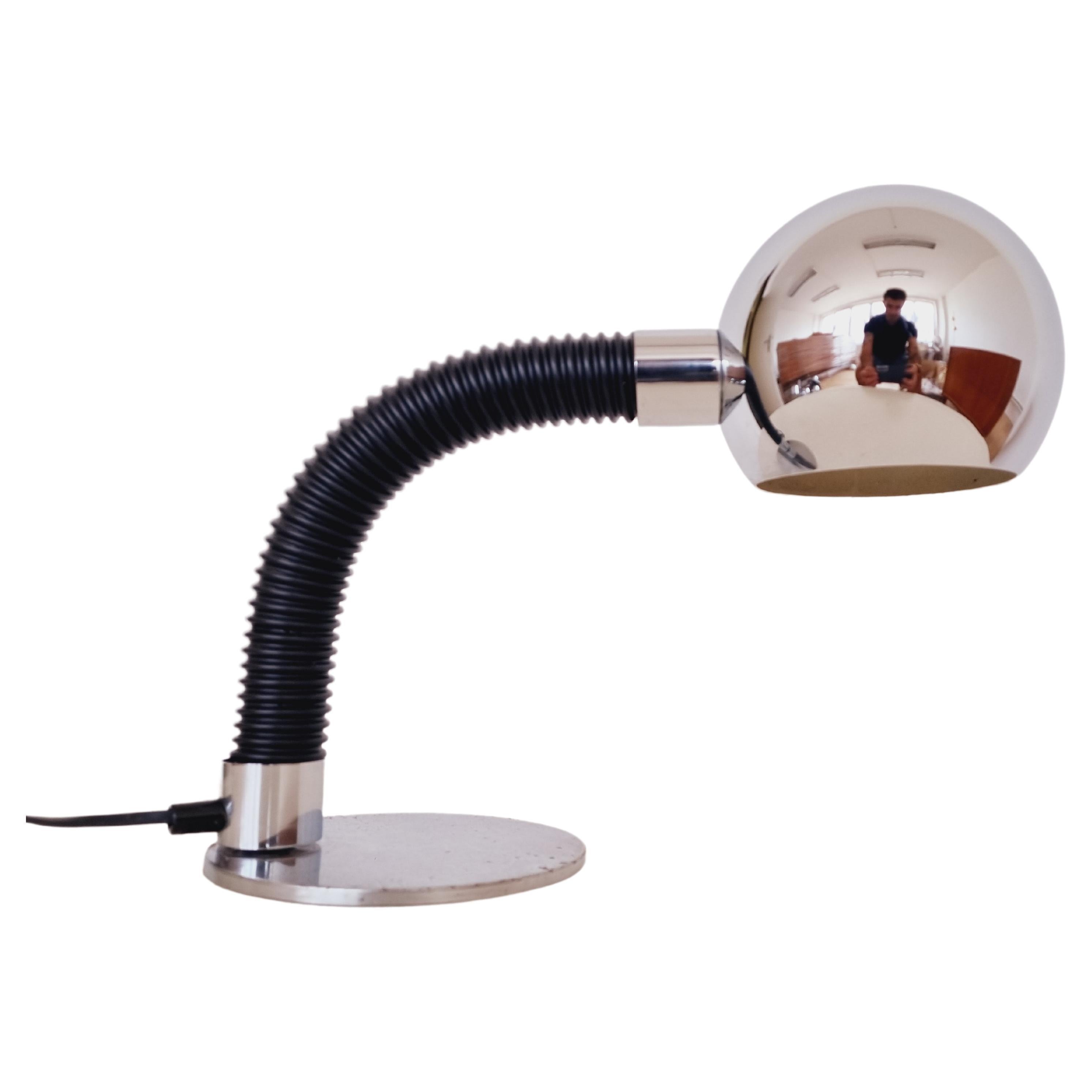 Paire de lampes de bureau Targetti Sankey, ère spatiale, Italie, 1970