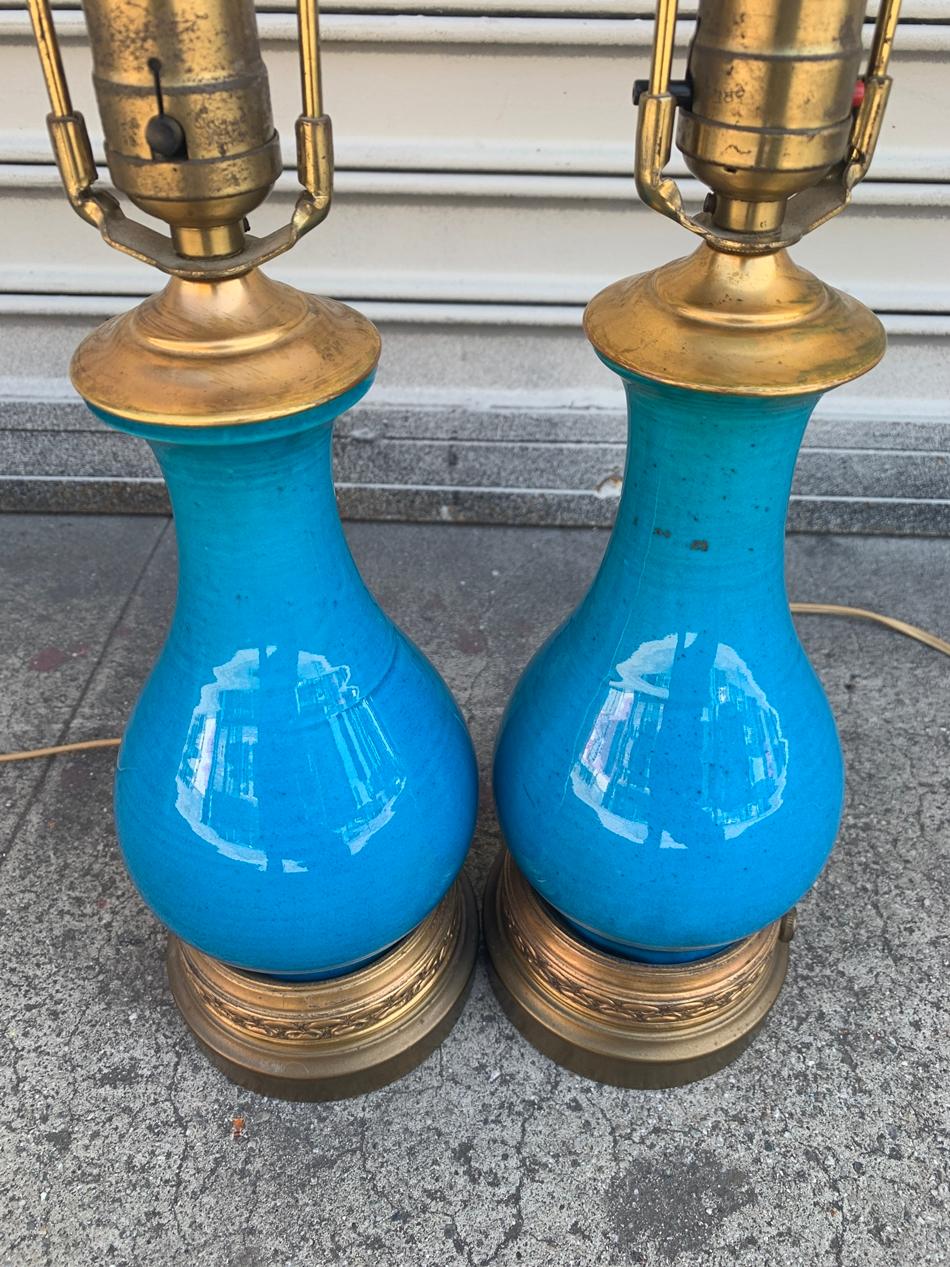 20th Century Pair of Midcentury Table Lamps attb to Bitossi