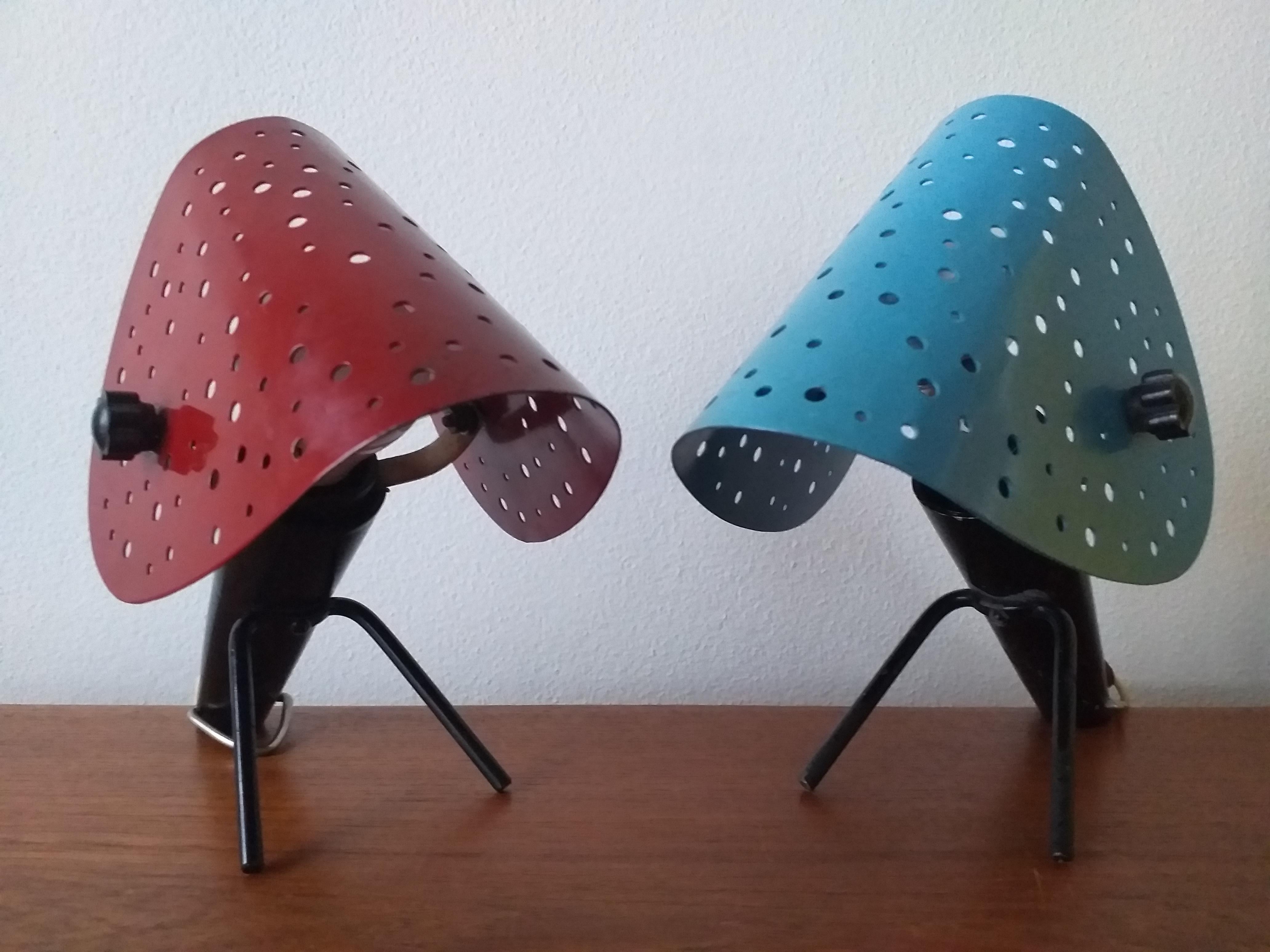 Pair of Midcentury Table Lamps by Ernst Igl for Hillebrand, 1950s For Sale 3