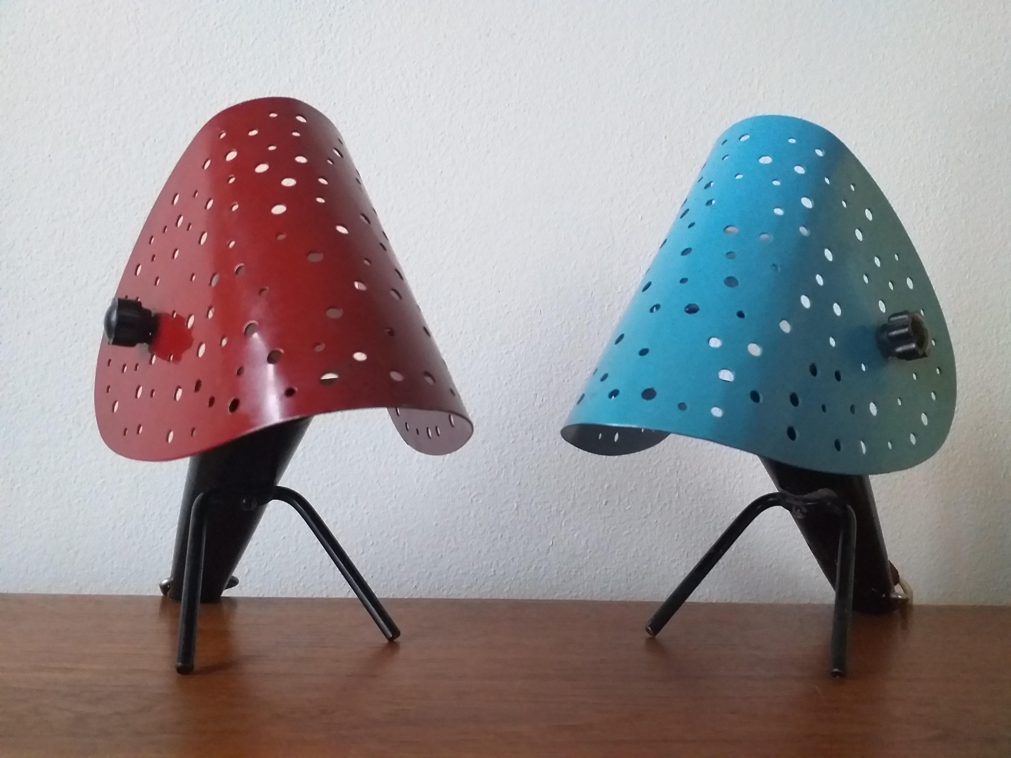 Pair of Midcentury Table Lamps by Ernst Igl for Hillebrand, 1950s For Sale 5