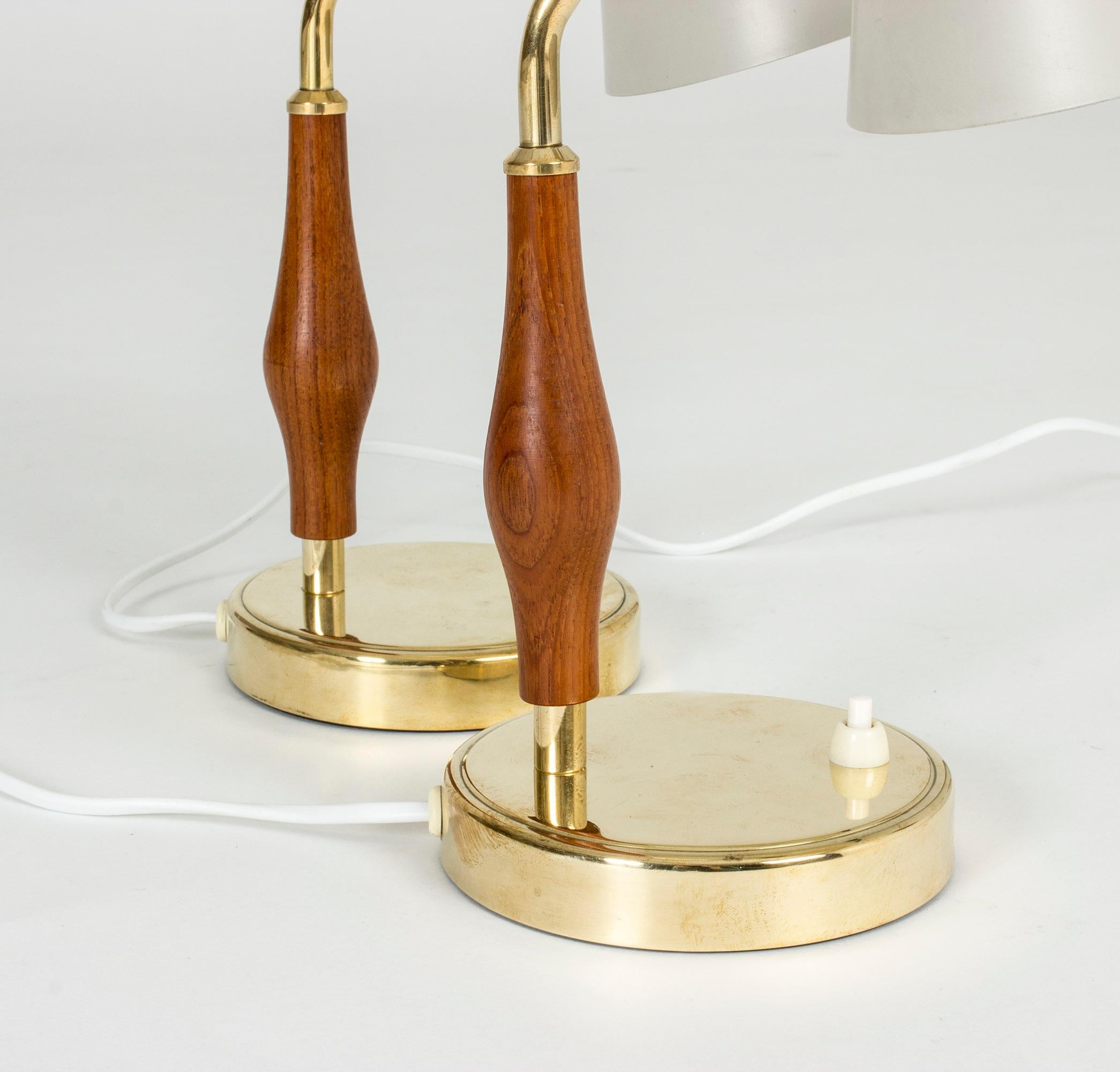 Mid-20th Century Pair of Midcentury Table Lamps by Hans Bergström