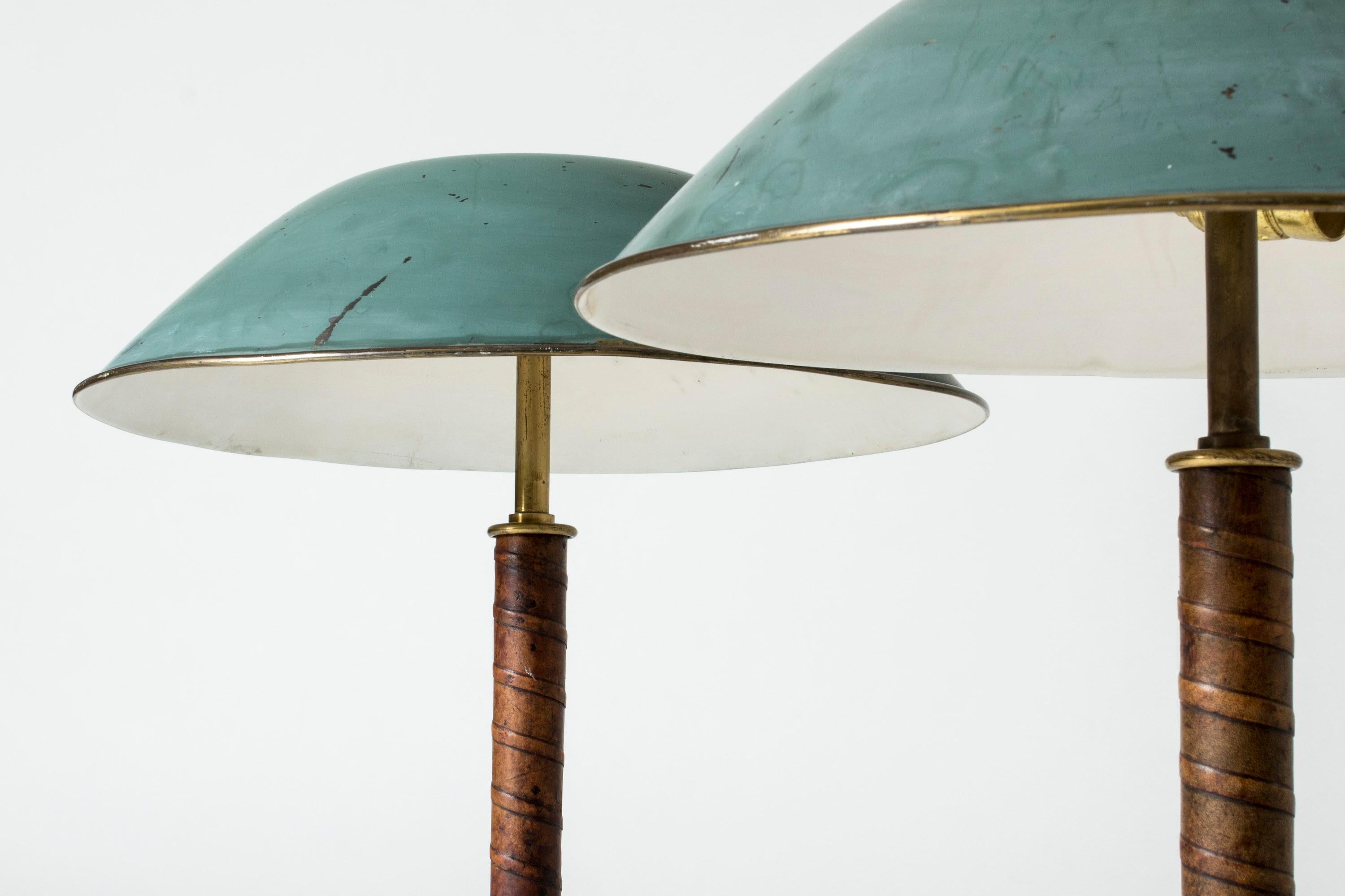 Scandinavian Modern Pair of Midcentury Table Lamps from NK, Sweden, 1940s
