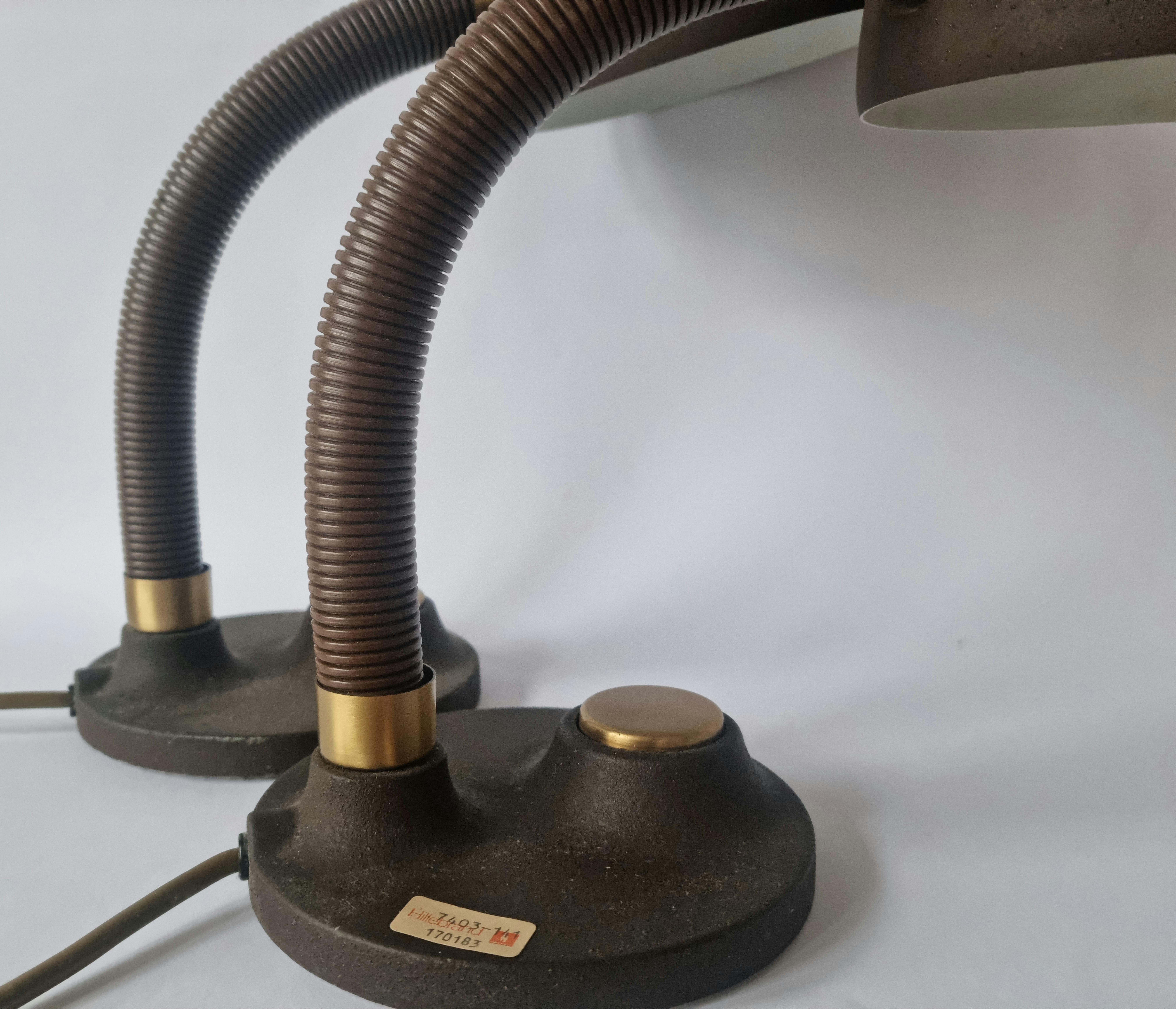 Pair of Midcentury Table Lamps Hillebrand, Germany, 1970s For Sale 8