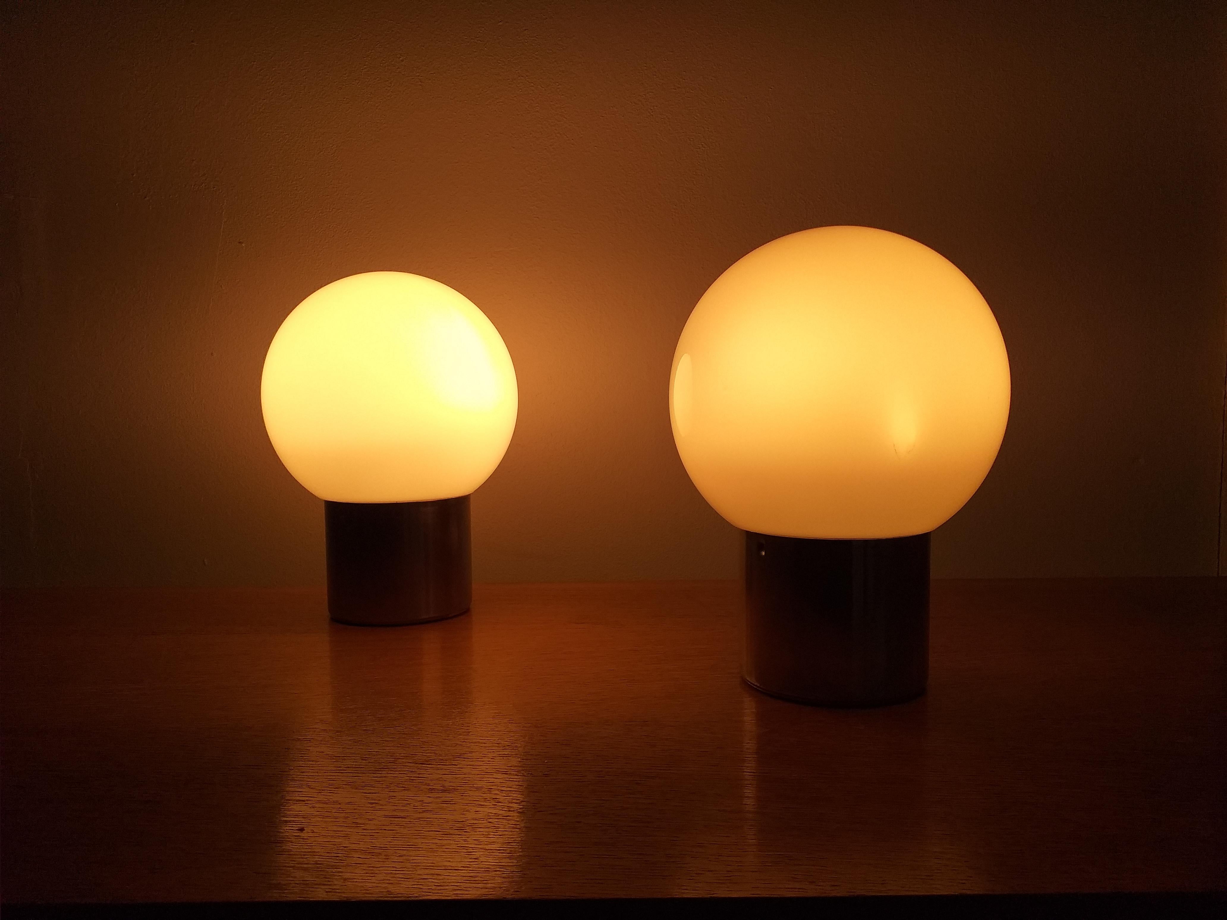 Pair of Midcentury Table Lamps Kamenicky Senov, 1970s For Sale 3