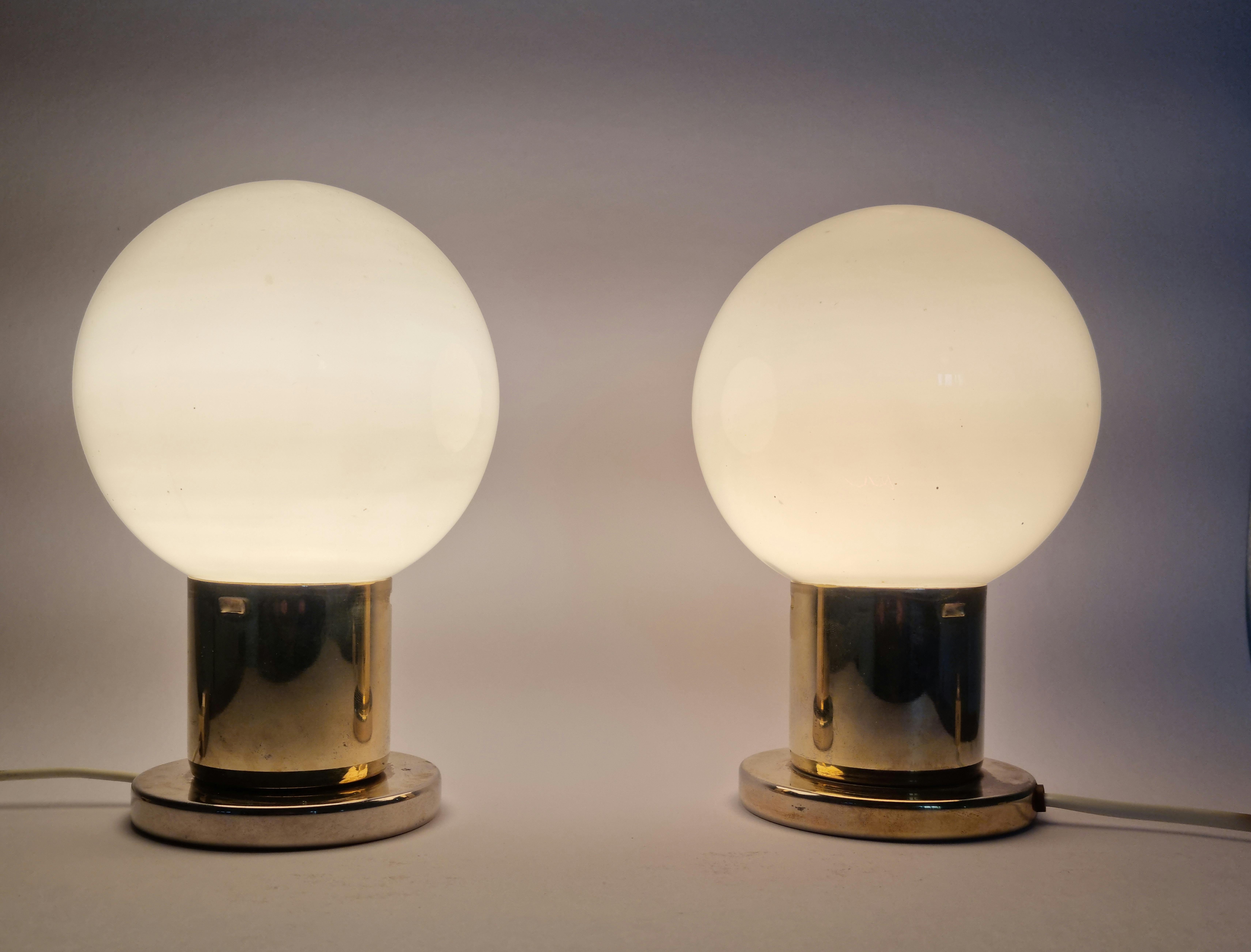 Pair of Mid-Century Table Lamps Kamenicky Senov, 1970s For Sale 5