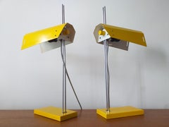 Pair of Midcentury Table Lamps Lidokov, Designed by Josef Hurka, 1970s