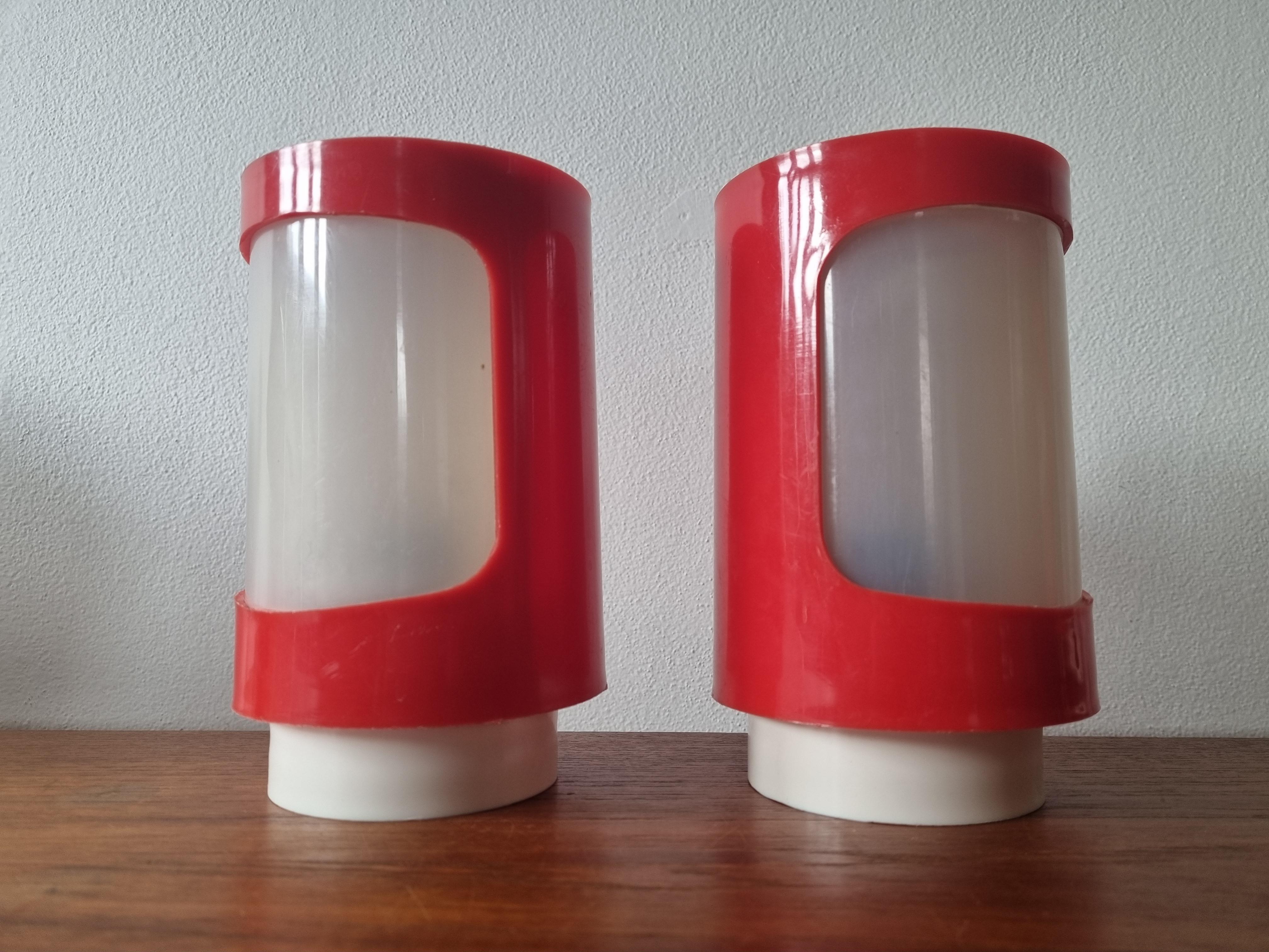 Pair of Midcentury Table Lamps, Space Age, 1970s For Sale 5