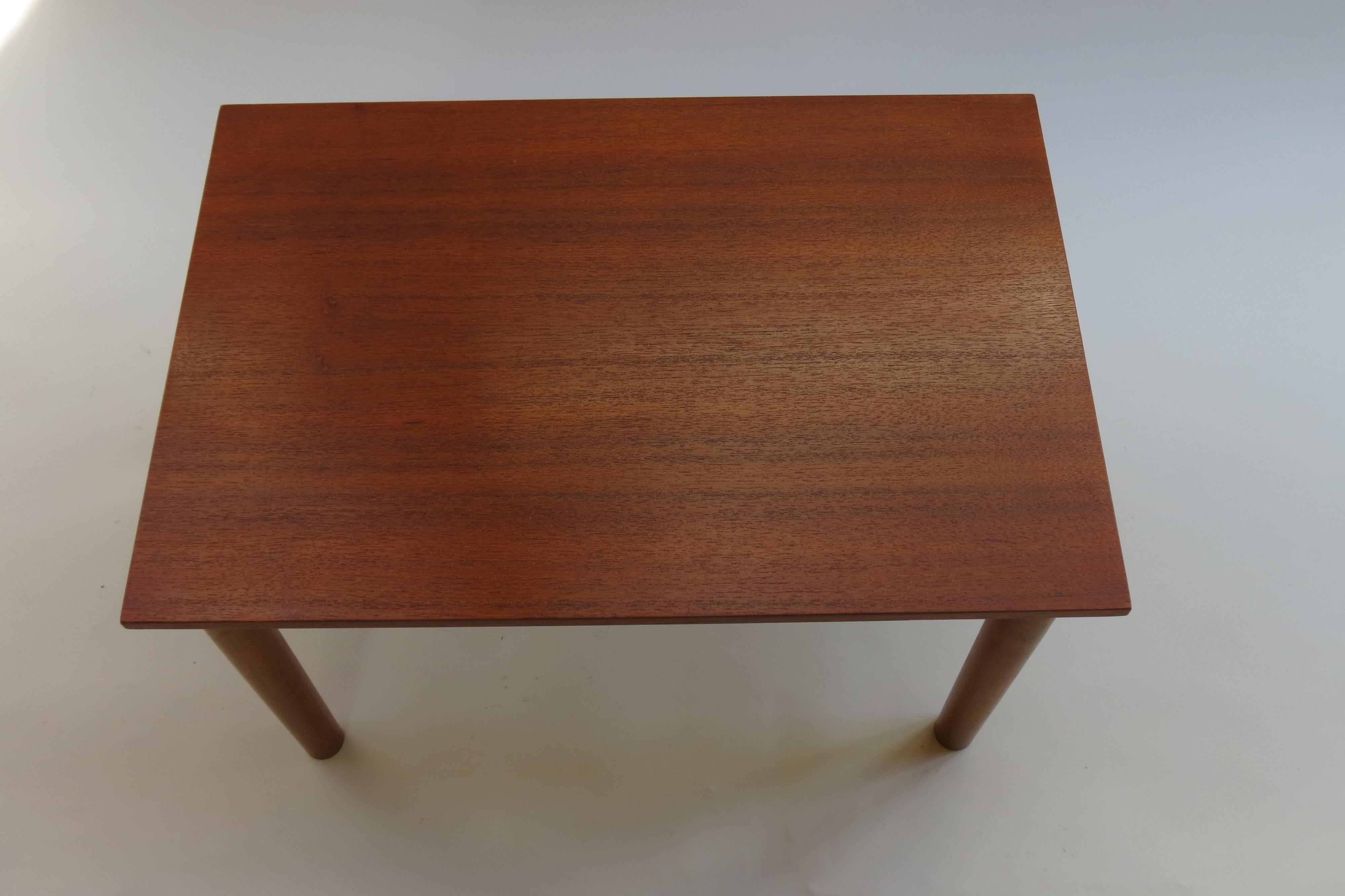 Pair of Midcentury Teak Side Tables Børge Mogensen Style In Good Condition In Stow on the Wold, GB