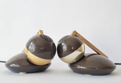 Pareja de lámparas de sobremesa telescópicas de mediados de siglo Eichhoff Werke, Alemania, 1970