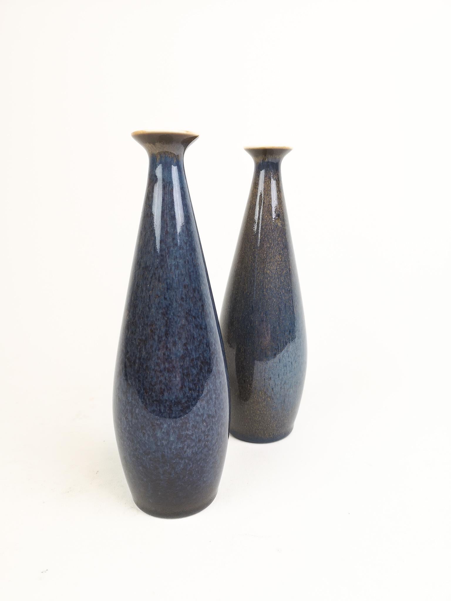 Mid-Century Modern Pair of Midcentury Vases Rörstrand by Carl Harry Stålhane, Sweden