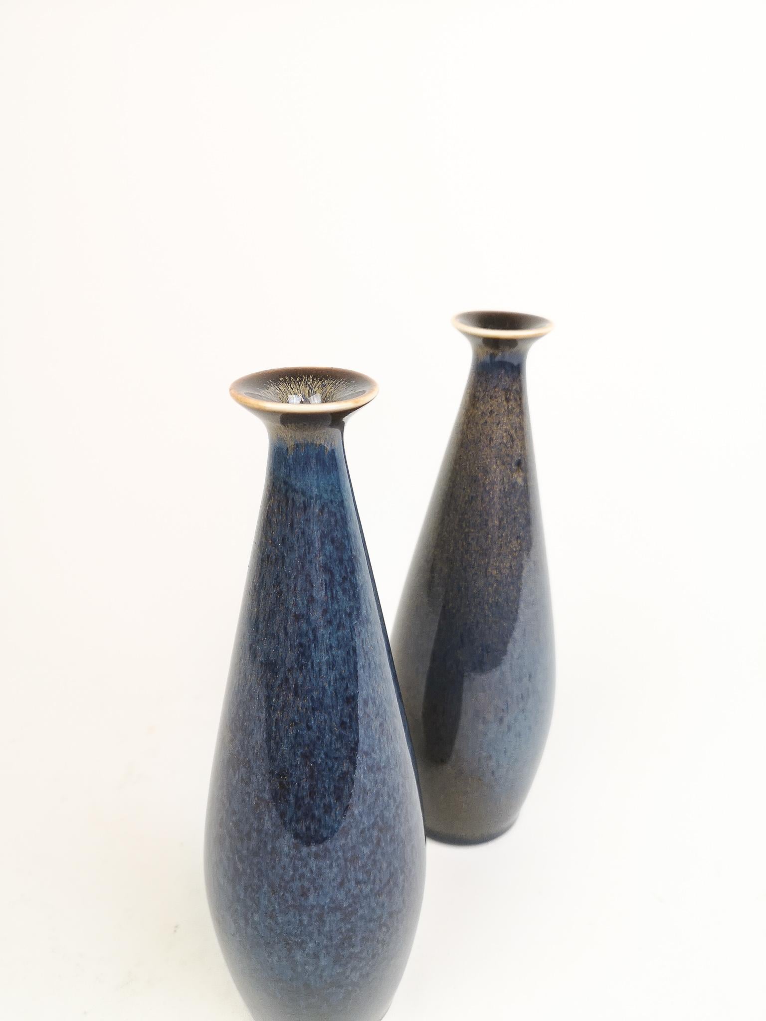 Swedish Pair of Midcentury Vases Rörstrand by Carl Harry Stålhane, Sweden