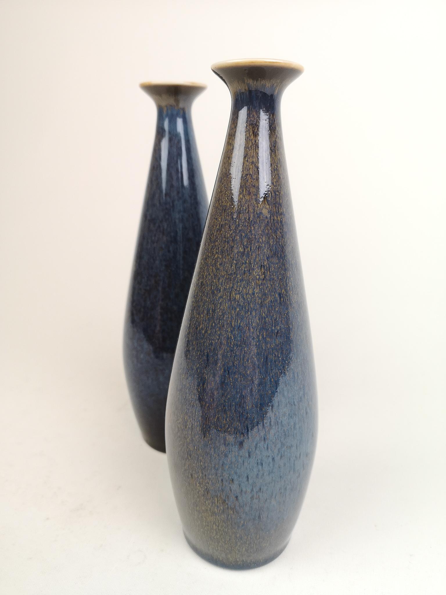 Mid-20th Century Pair of Midcentury Vases Rörstrand by Carl Harry Stålhane, Sweden
