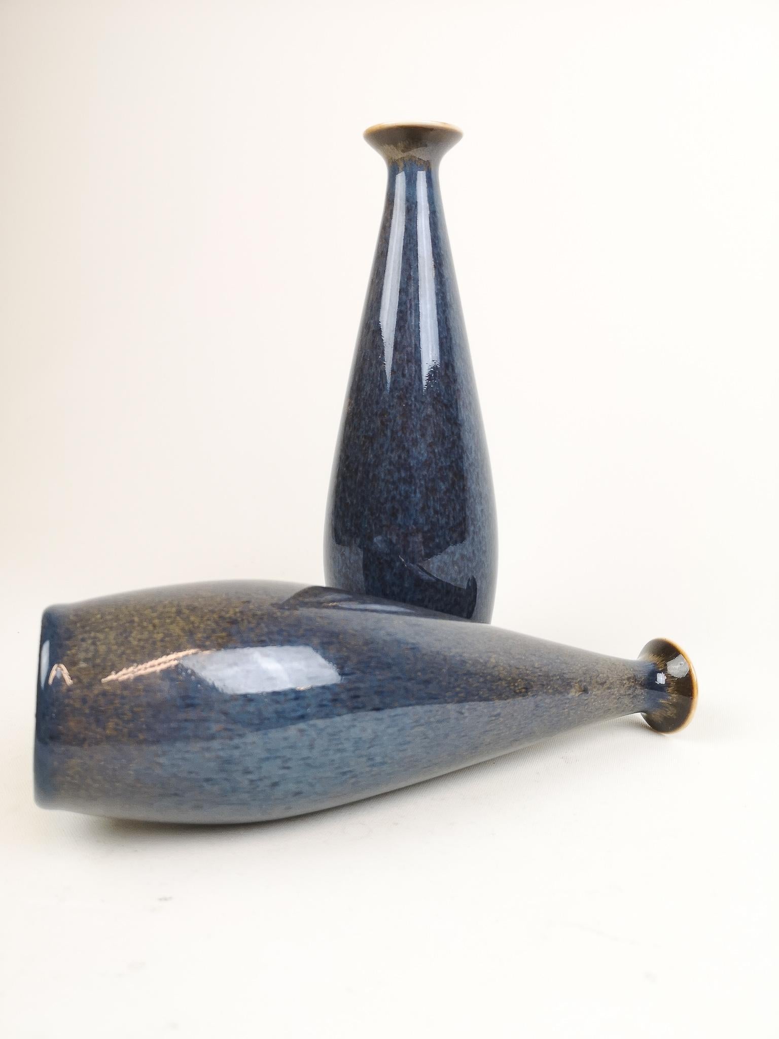 Ceramic Pair of Midcentury Vases Rörstrand by Carl Harry Stålhane, Sweden