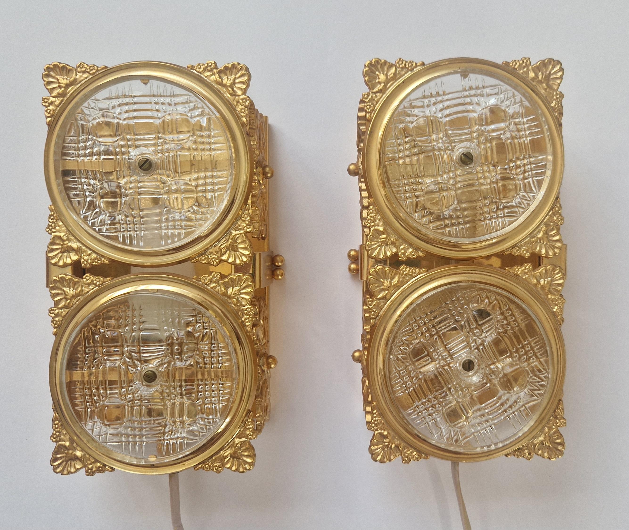 Paire de lampes murales très rares du milieu du siècle M. P. R., Suède, années 1960 en vente 10