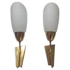 Pair of Midcentury Wall Lamps Kamenicky Senov, 1970s
