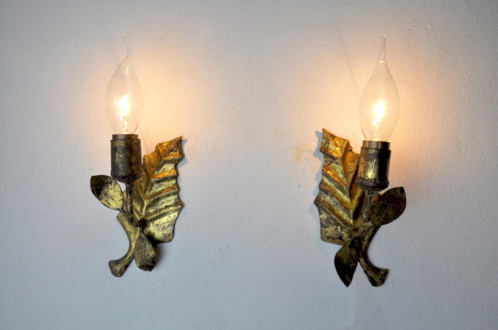 Pair of Midcentury Wall Lamps 