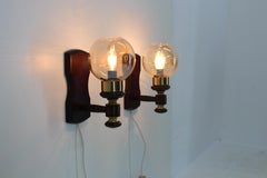 Pair of Midcentury Wall Lamps/Pokrok Žilina, 1970