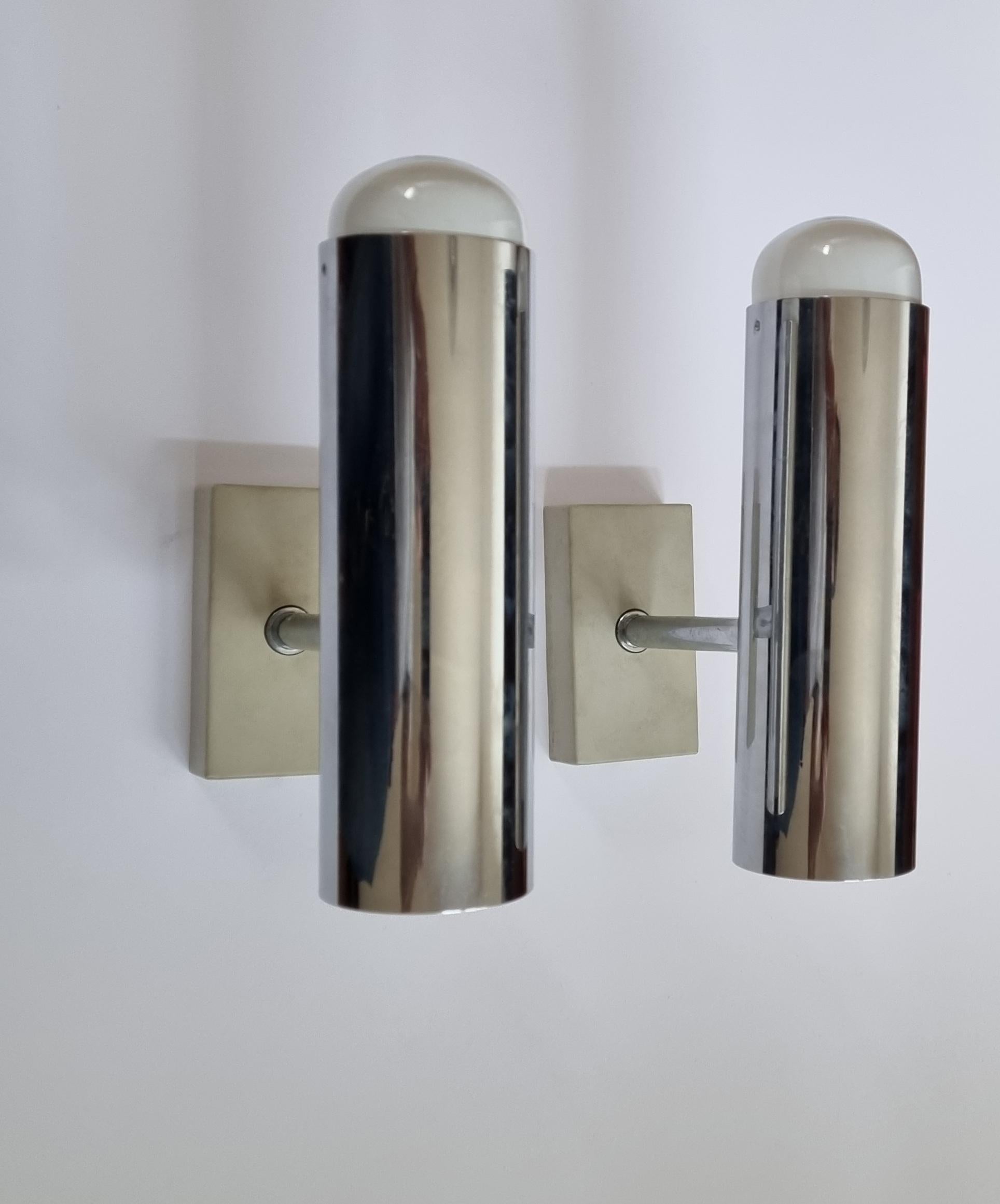 Pair of Midcentury Wall Lamps Staff Leuchten, Motoko Ishii, Germany, 1970 1