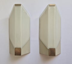 Pair of Midcentury Wall Lamps VEB Narva Leuchten, 1970s