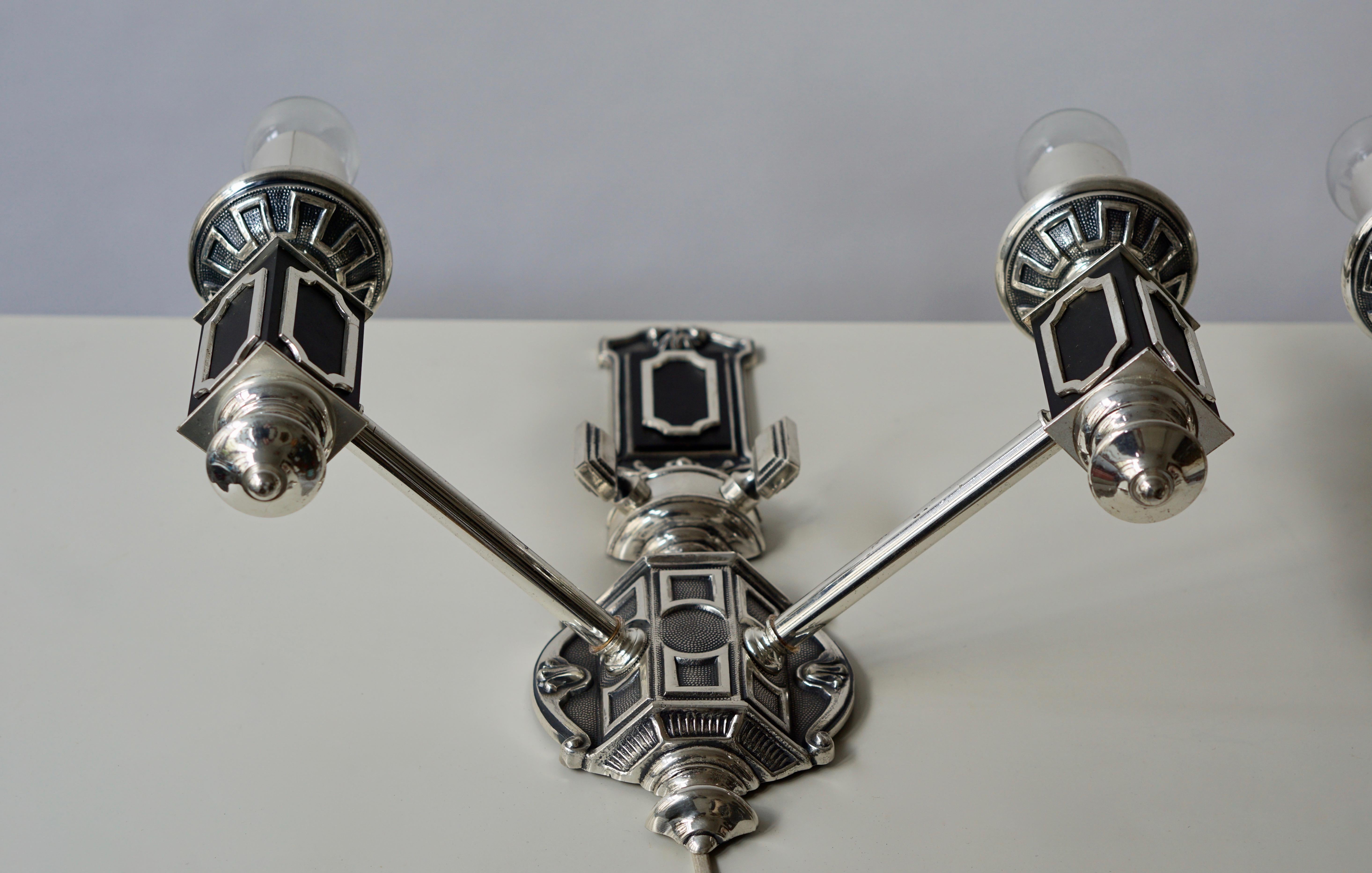 Pair of Midcentury Wall Lights For Sale 6