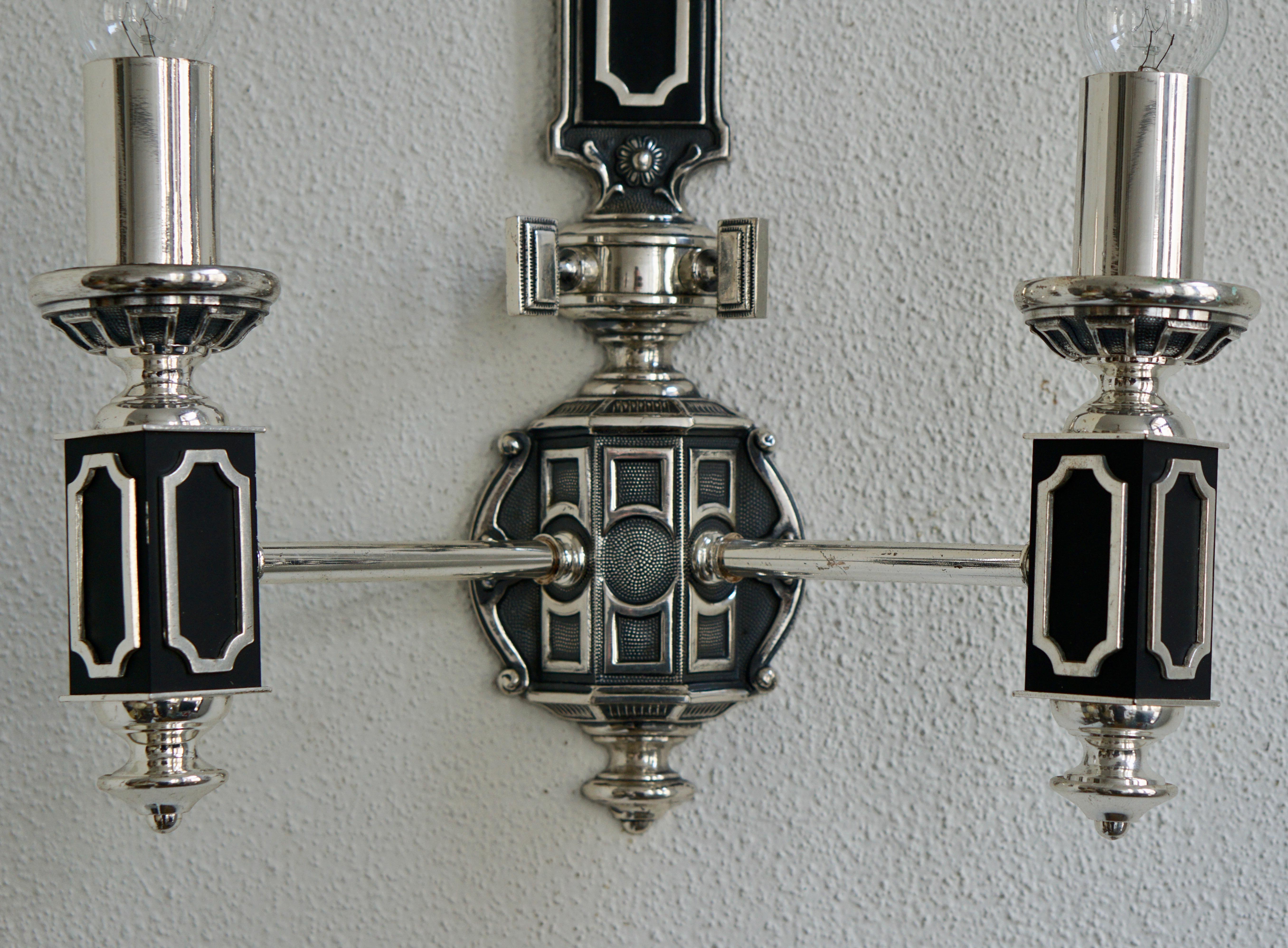 Pair of Midcentury Wall Lights For Sale 8