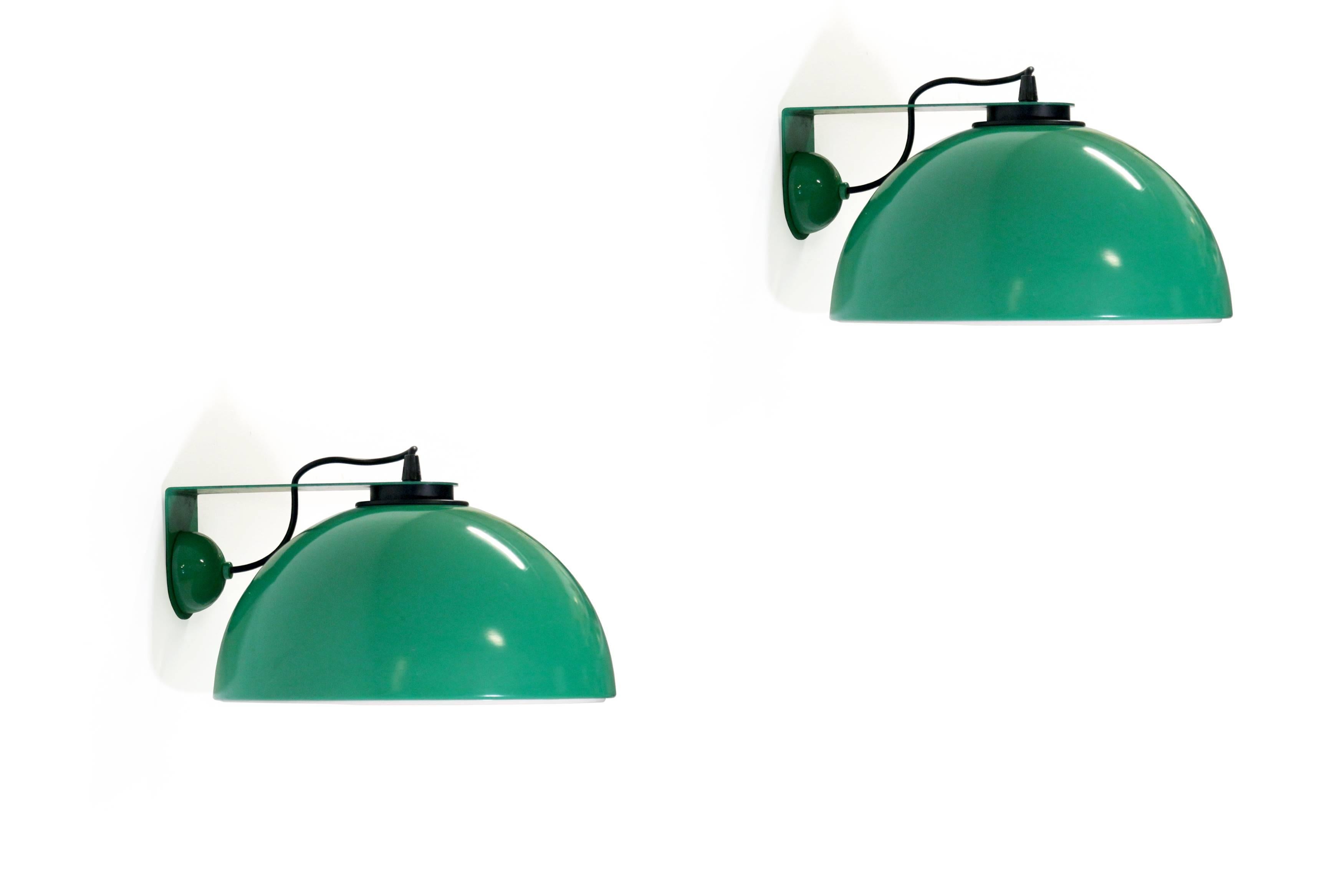 Late 20th Century Pair of Midcentury Wall Lights, 1970s