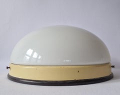 Paar Wand- oder Deckenlampen aus der Mitte des Jahrhunderts, bündig montiert, 1950er Jahre