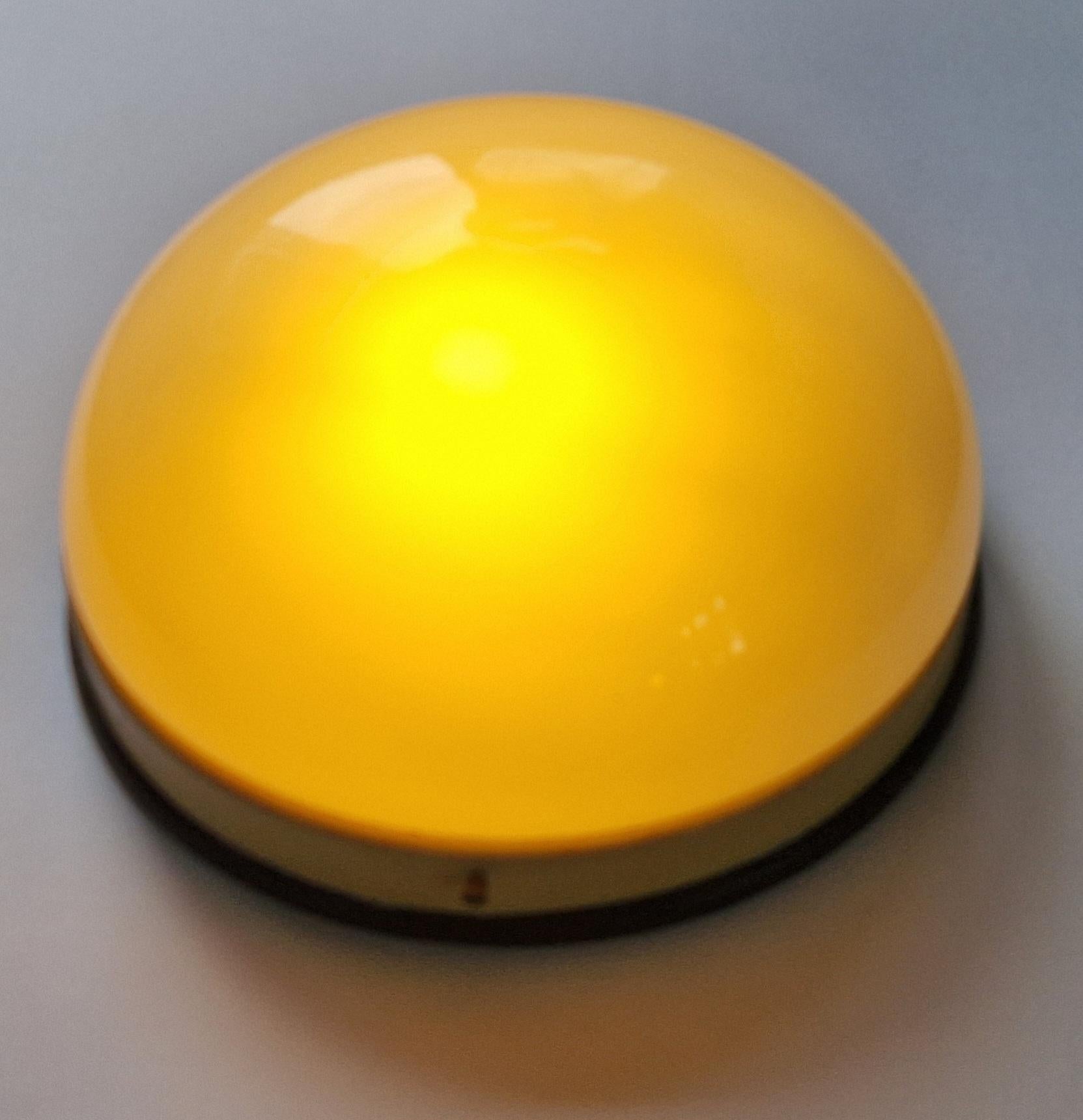 Pair of Midcentury Wall or Ceiling Lamps, Flush Mount, 1950s For Sale 2