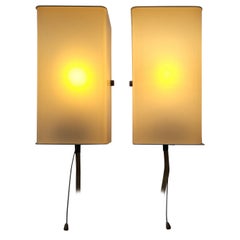 Vintage Pair of Midcentury Wall or Table Lamps, Pokrok, 1970s