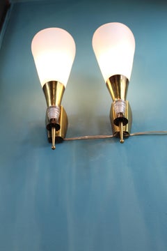 Pair of Midcentury Wall Sconces