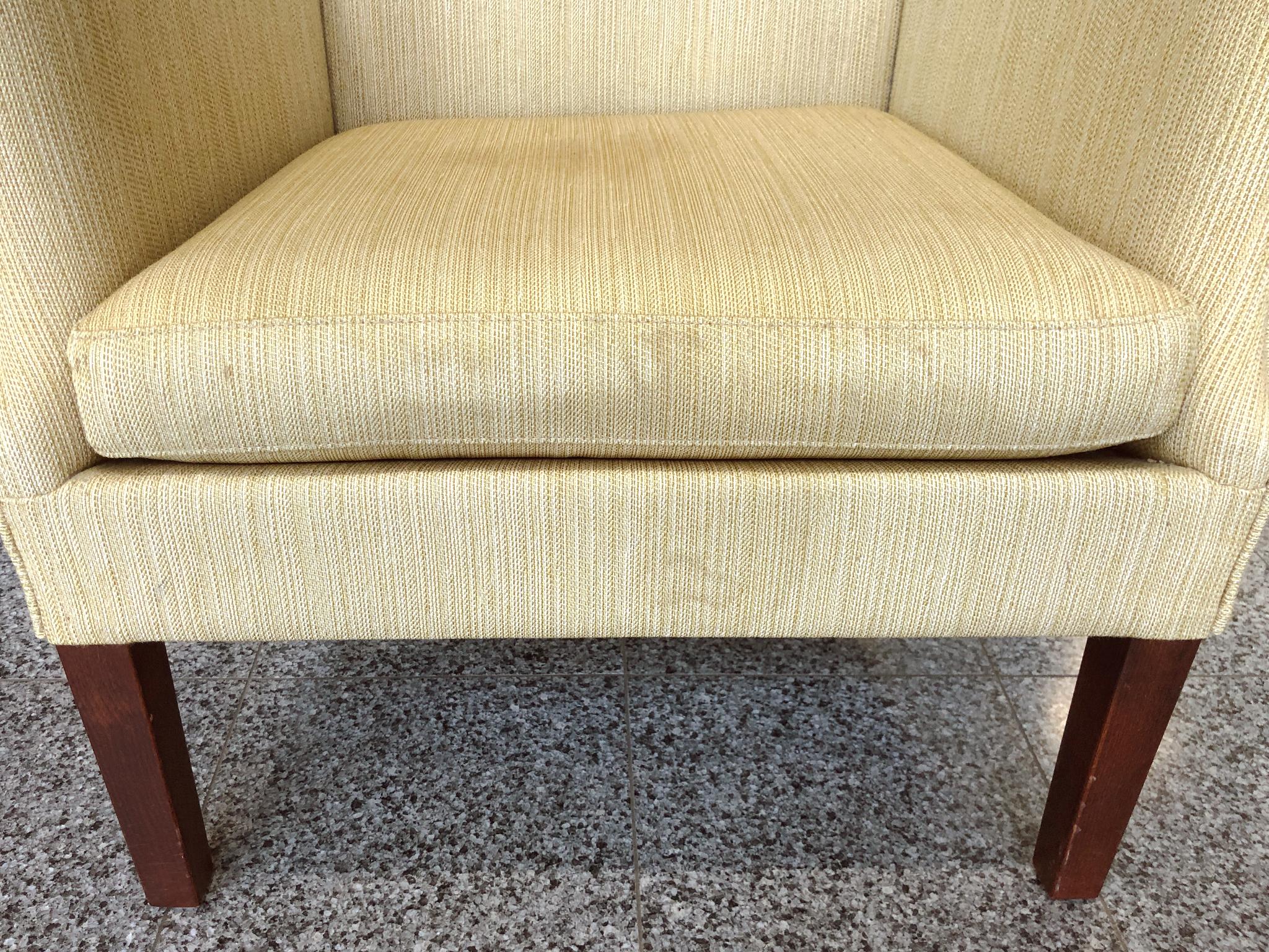 Pair of Midcentury Wingback Armchairs Attributed to Peter Hvidt 10