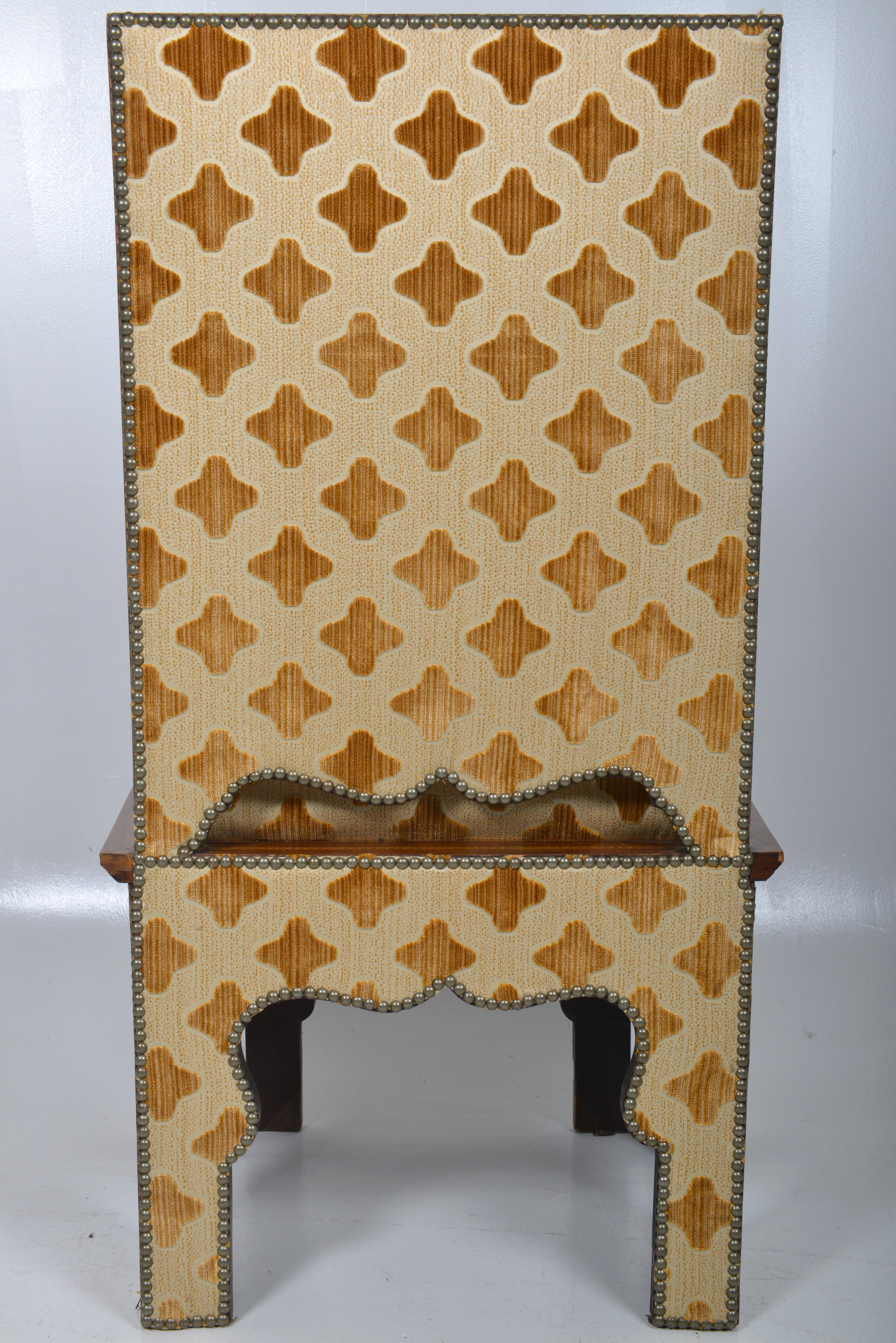 Pair of Middle Eastern Armchairs For Sale 3