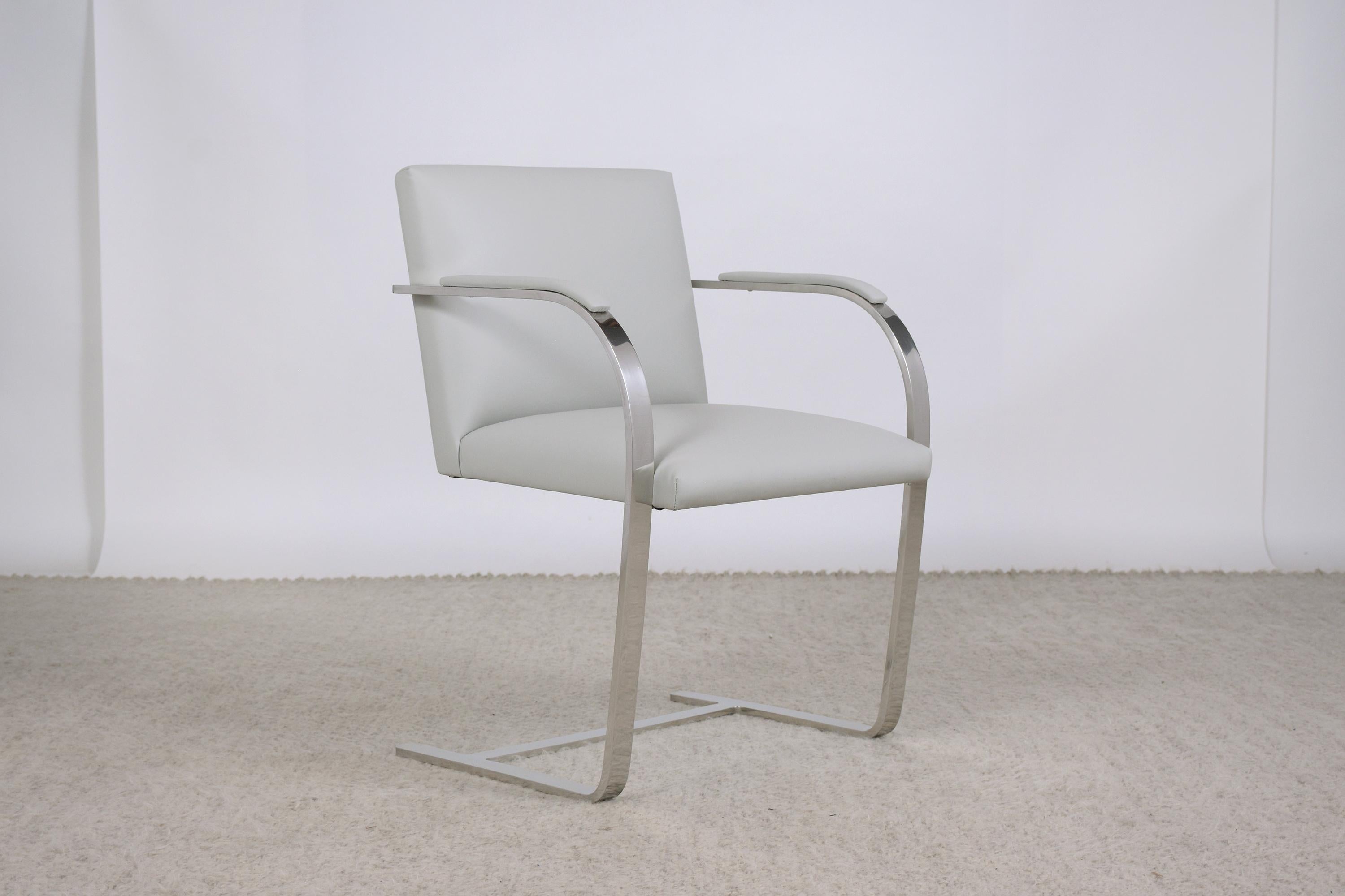 Pair of Mies Van Der Rohe Brno Armchairs In Good Condition In Los Angeles, CA