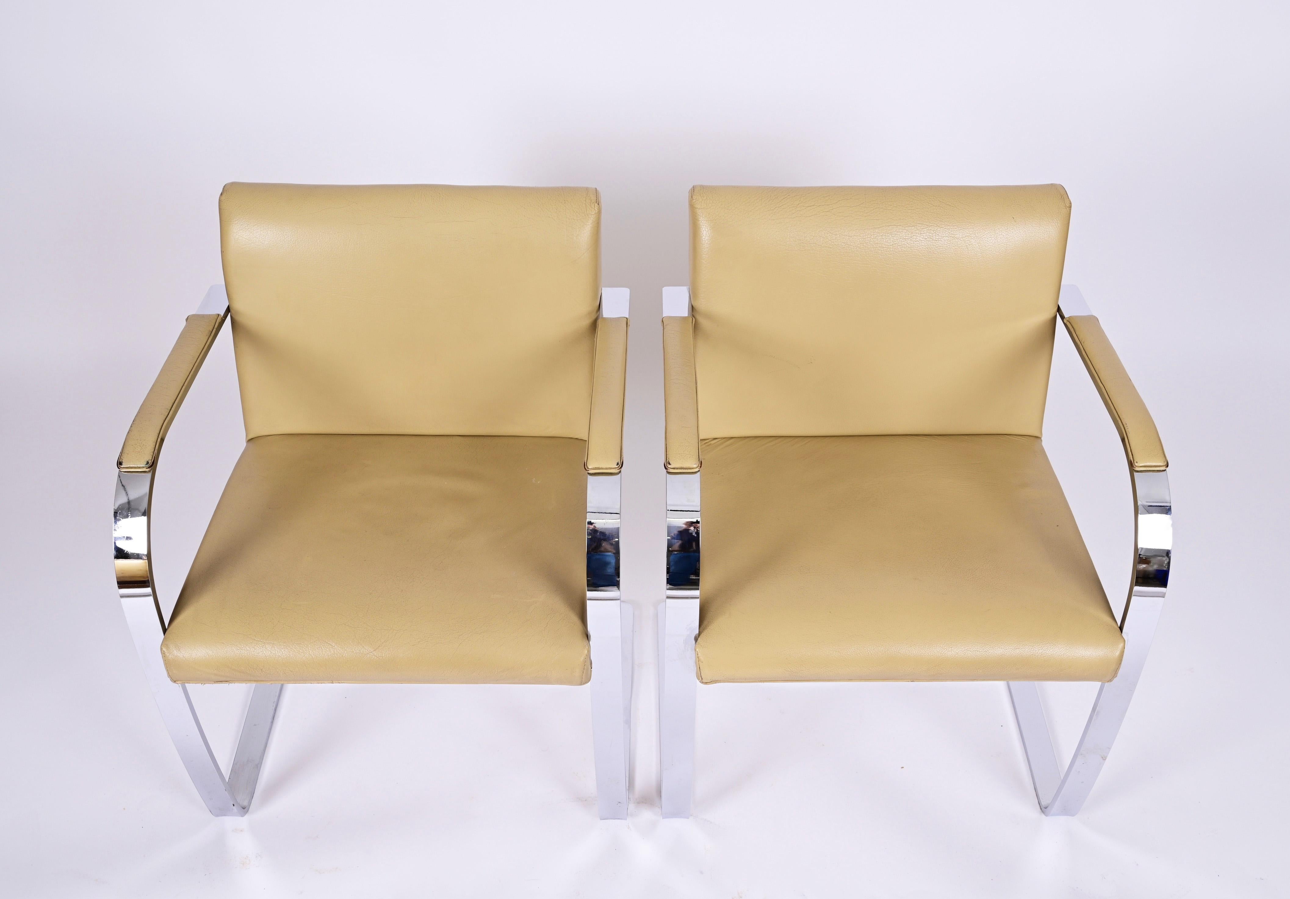 Pair of Midcentury Mies Van Der Rohe Brno 