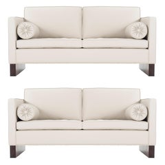 Paar Mies Van der Rohe-Sofas