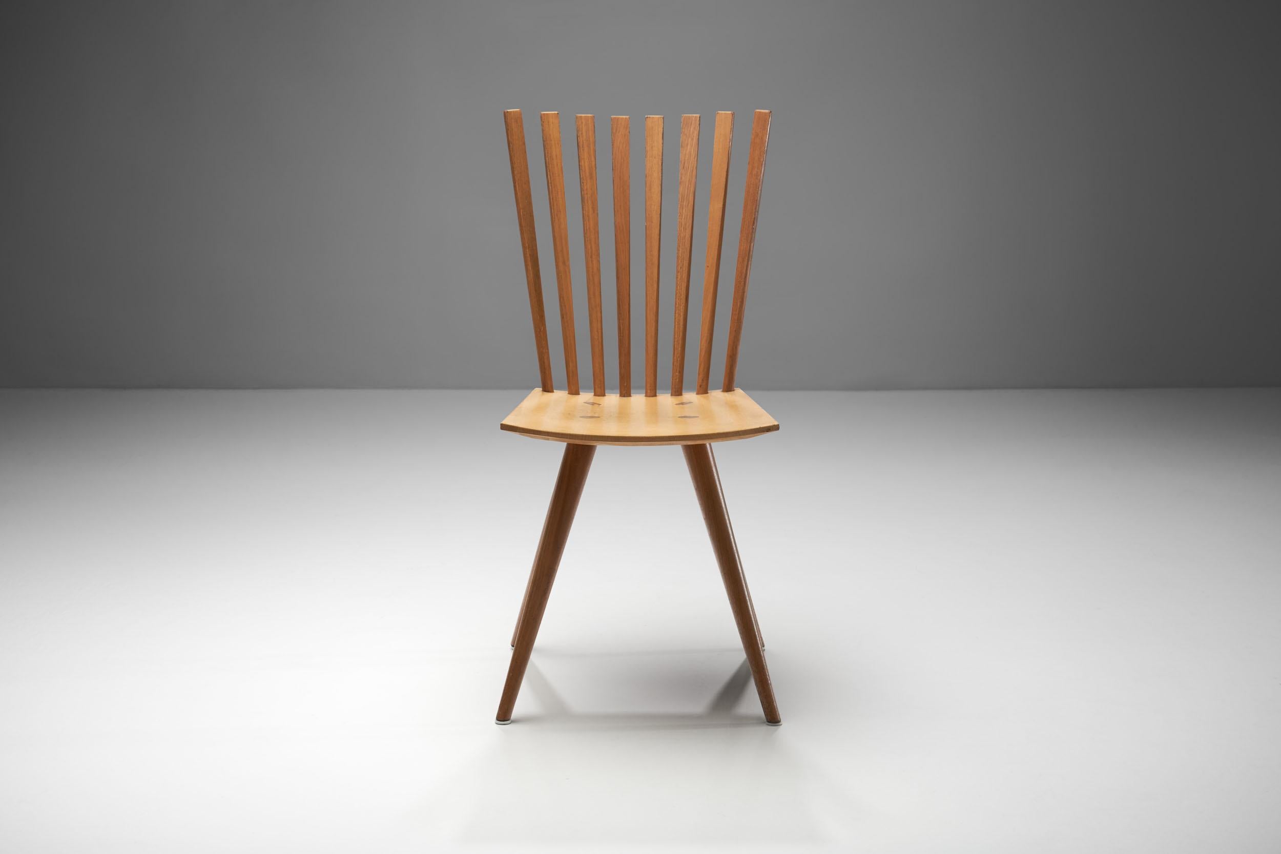 Pair of 'Mikado' Chairs by Johannes Foersom and Peter Hiort-Lorenzen of Nutwood 1