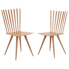 Pair of 'Mikado' Chairs by Johannes Foersom and Peter Hiort-Lorenzen of Nutwood