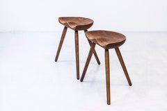Pair of "milk" Stools Made in Denmark, 1950s