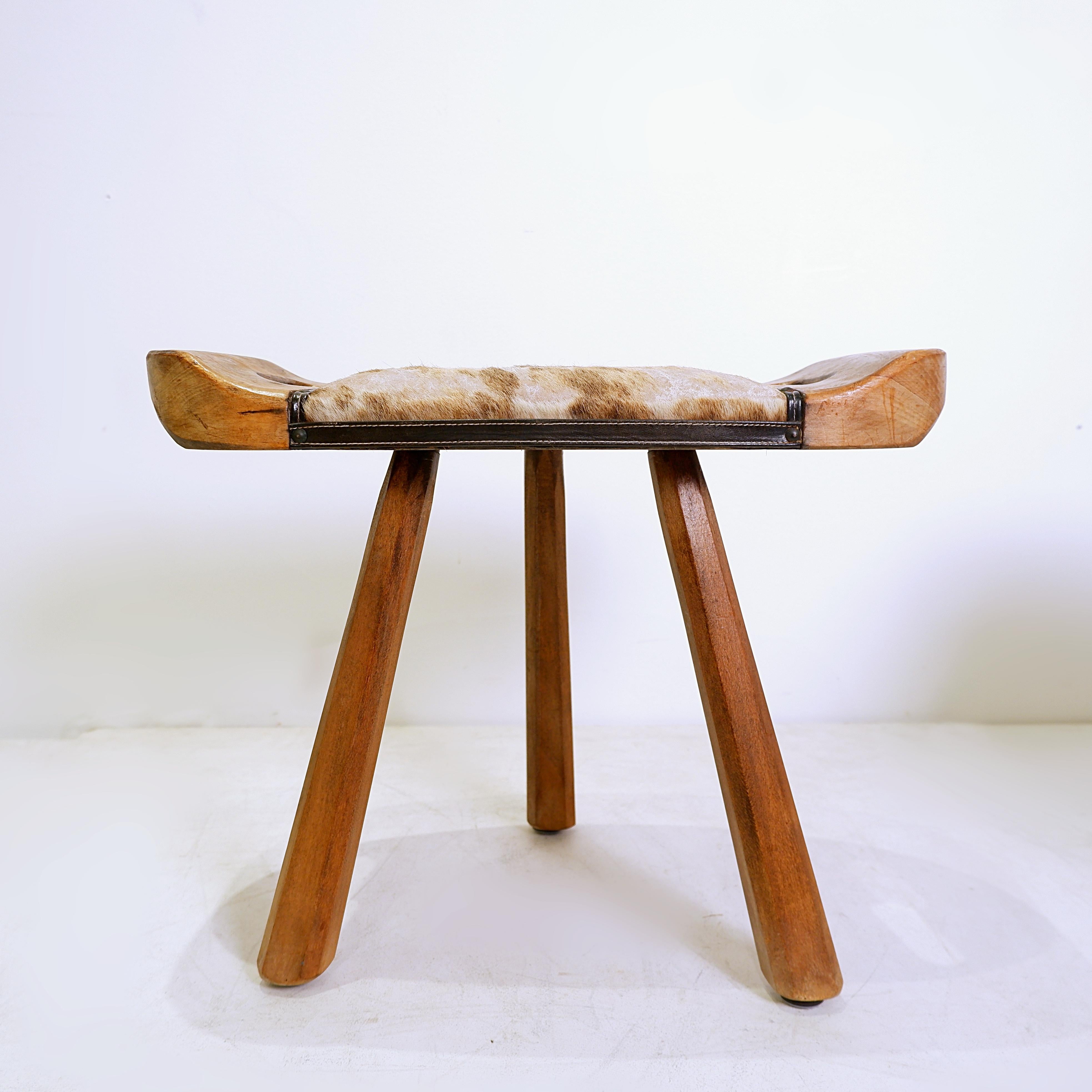 Paire de tabourets de traite - années 1960 en vente 5