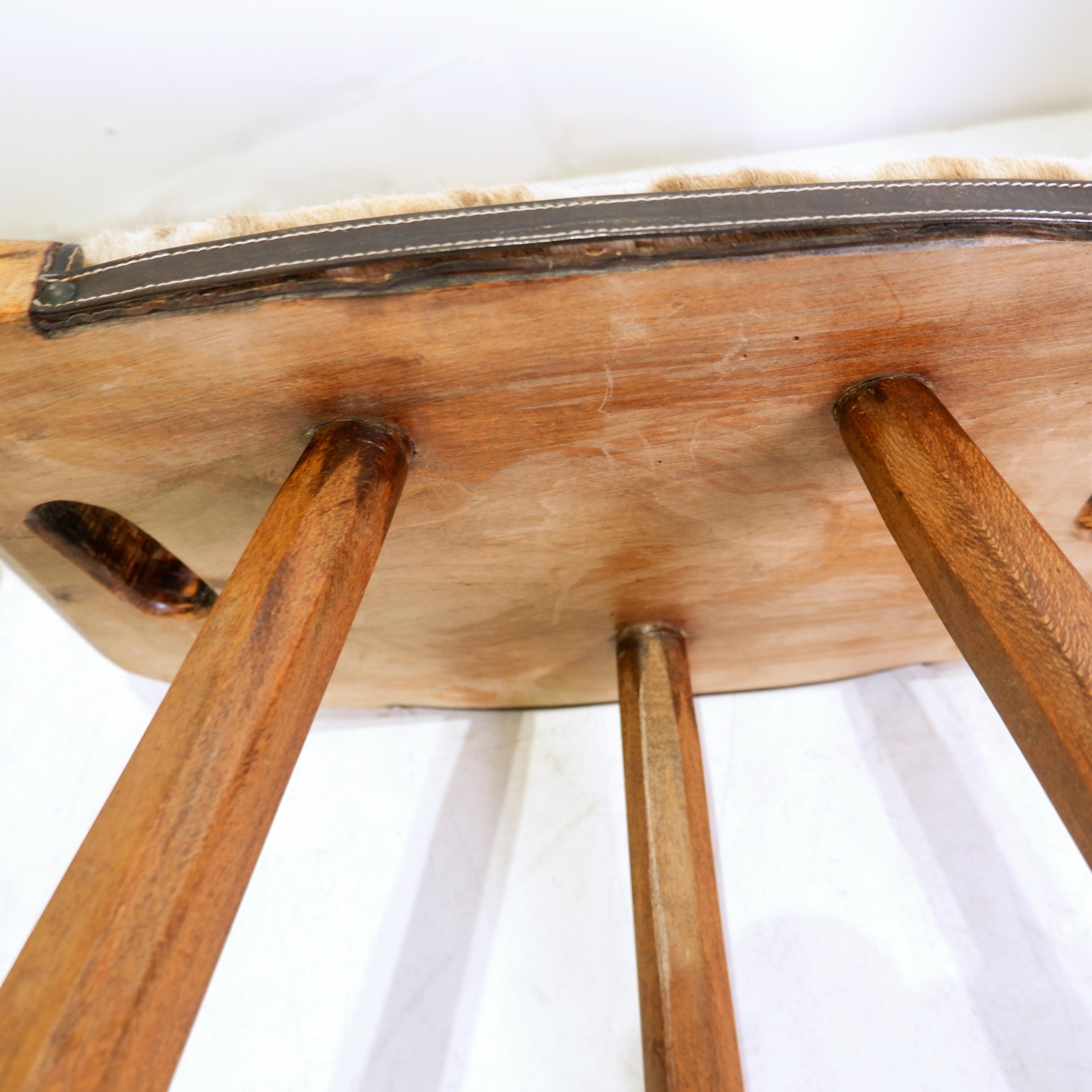 Paire de tabourets de traite - années 1960 en vente 2