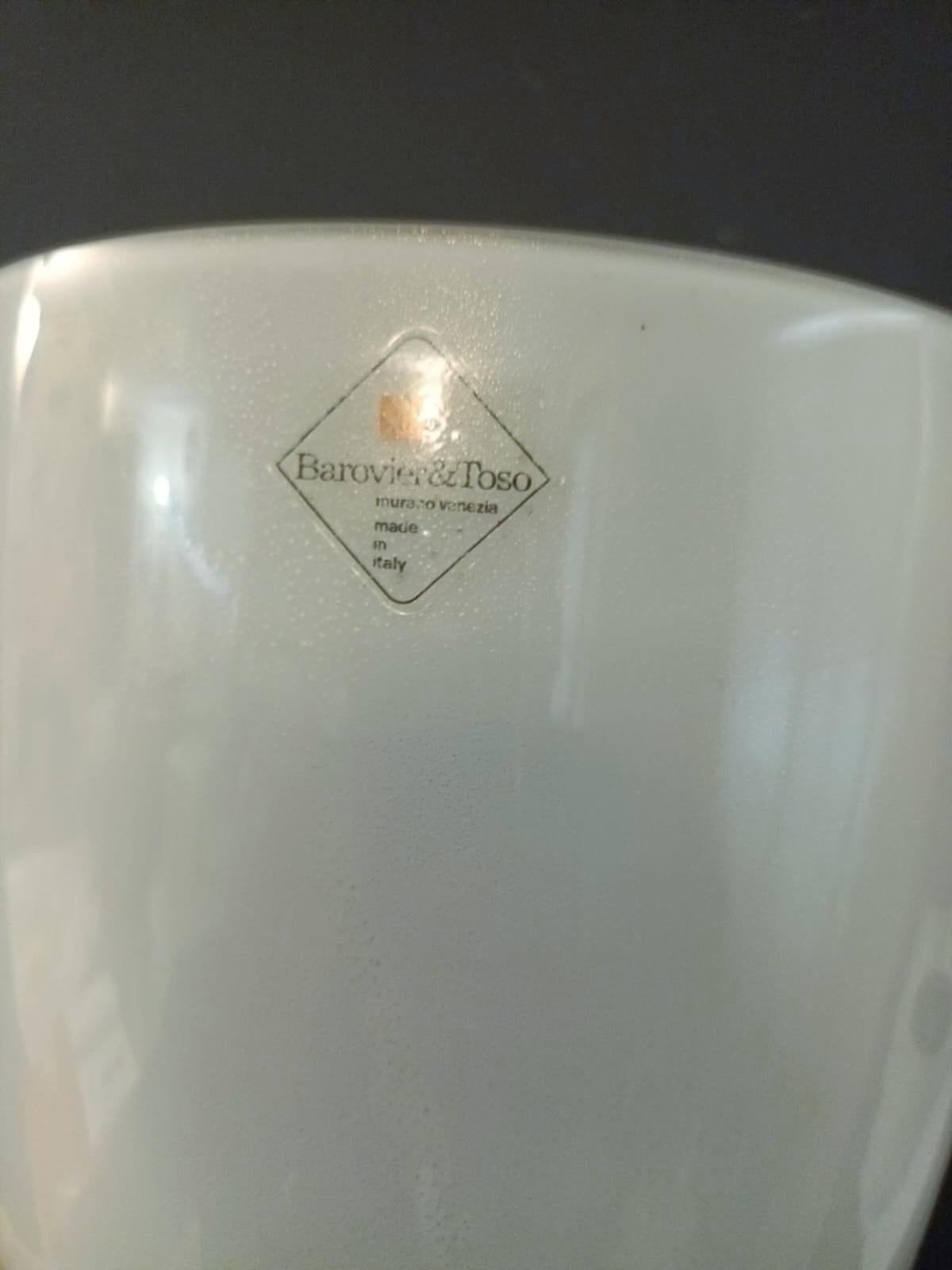 Pair of Milky White Shield Sconces by Barovier e Toso, 2 Pairs Available For Sale 2