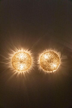 Pair of Millefiori Barovier Appliques