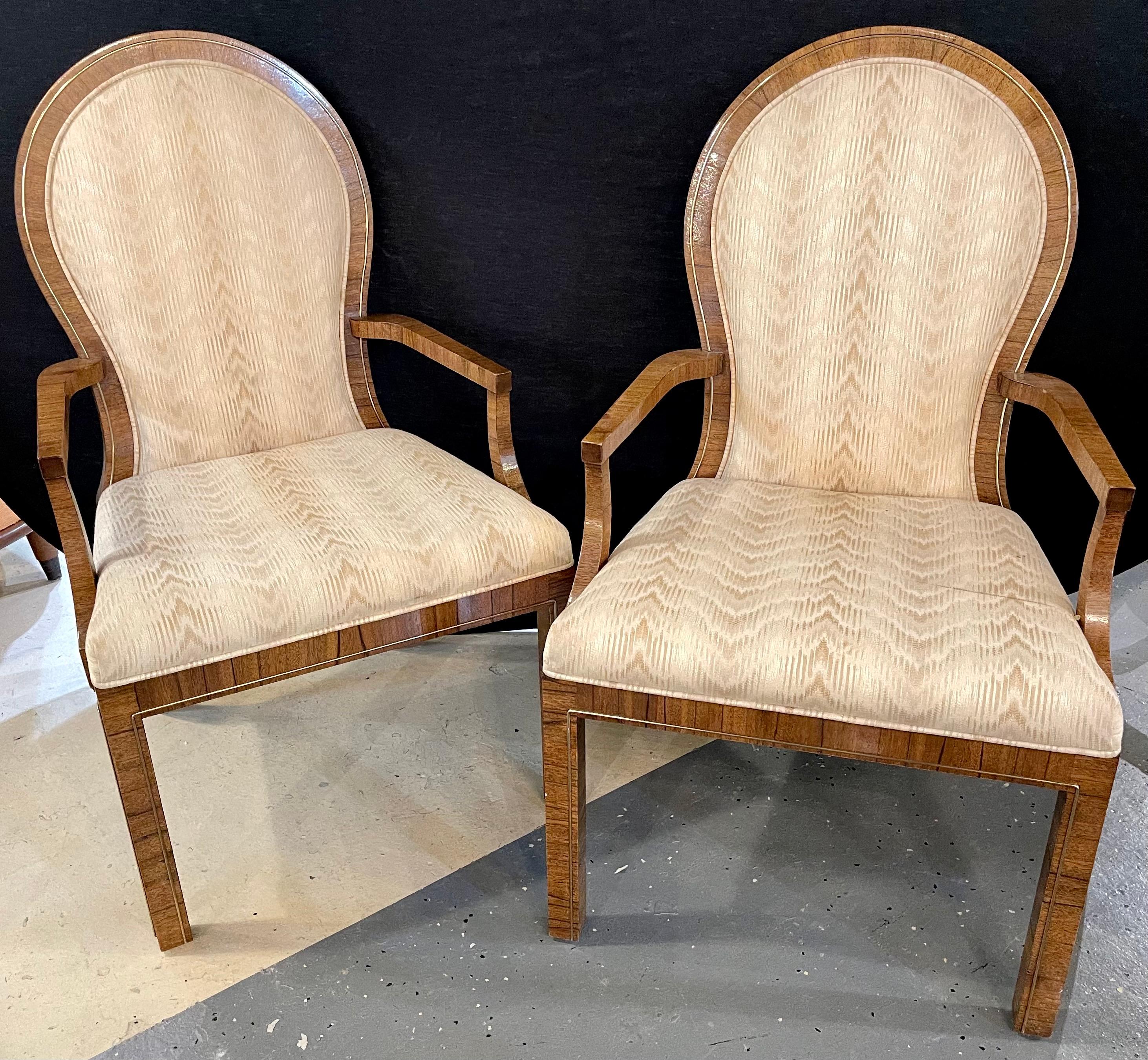 Pair of Milo Baughman Arm or Office Chairs, Mid-Century Modern, Mastercraft In Good Condition In Stamford, CT