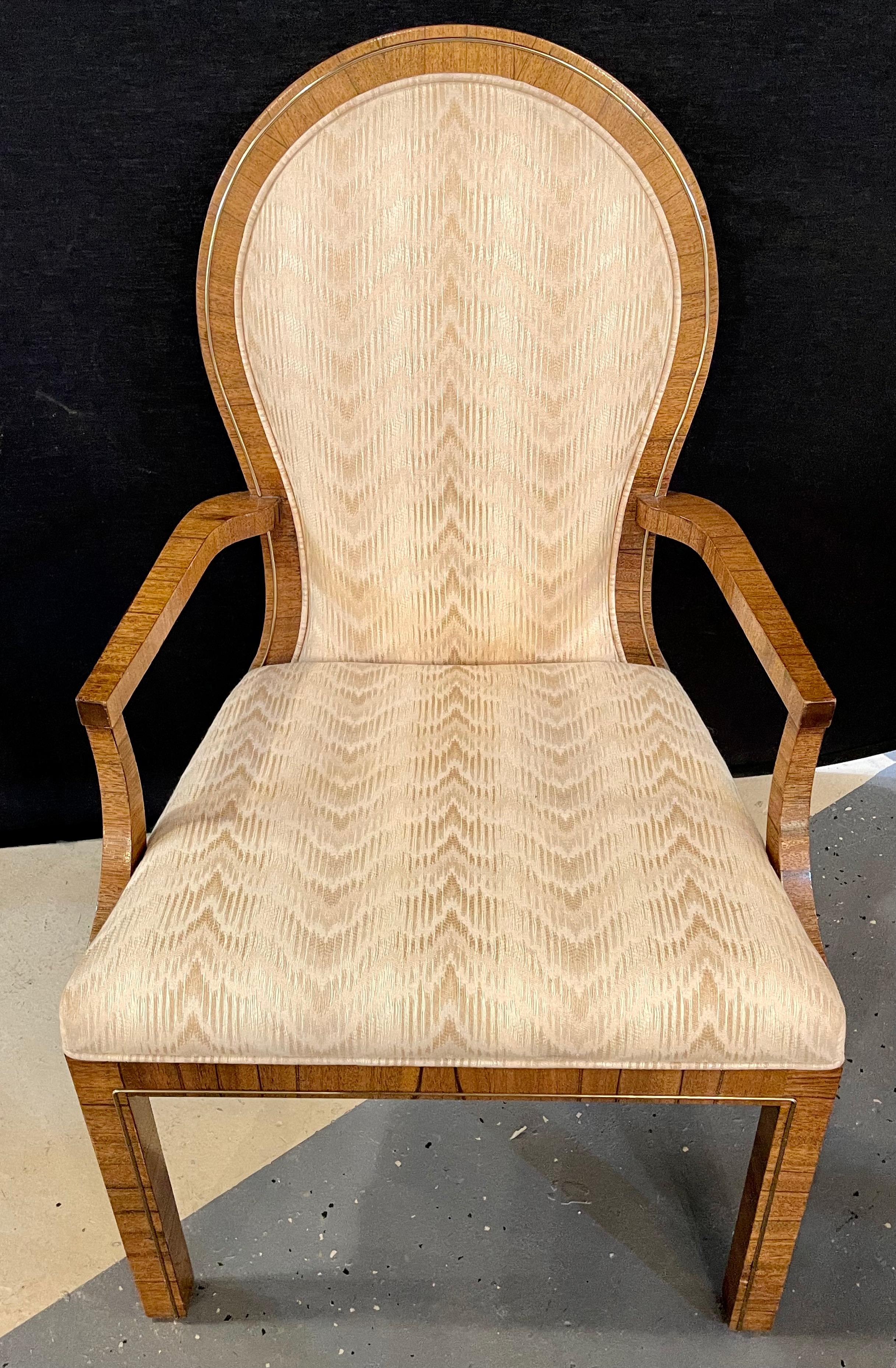 Wood Pair of Milo Baughman Arm or Office Chairs, Mid-Century Modern, Mastercraft