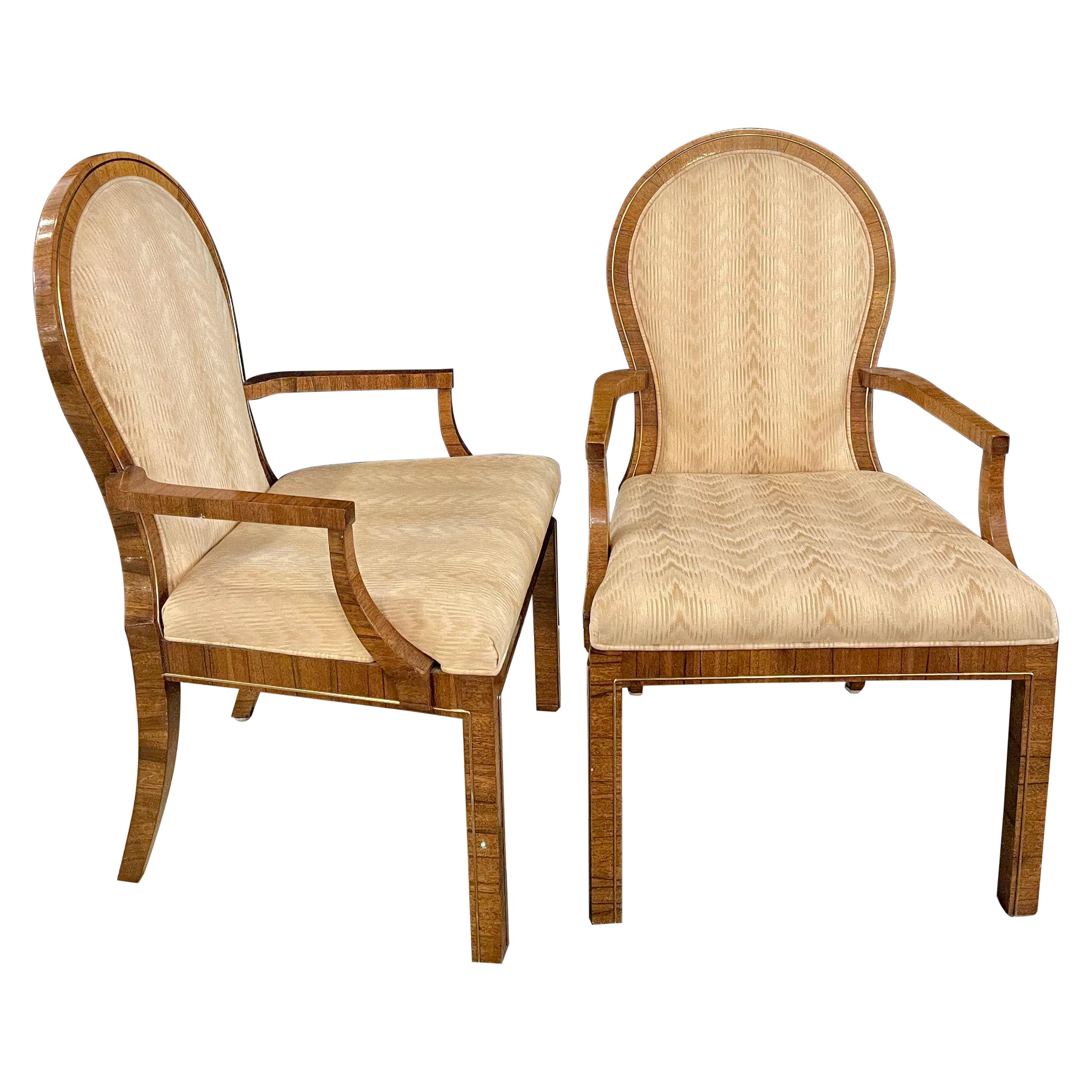 Pair of Milo Baughman Arm or Office Chairs, Mid-Century Modern, Mastercraft