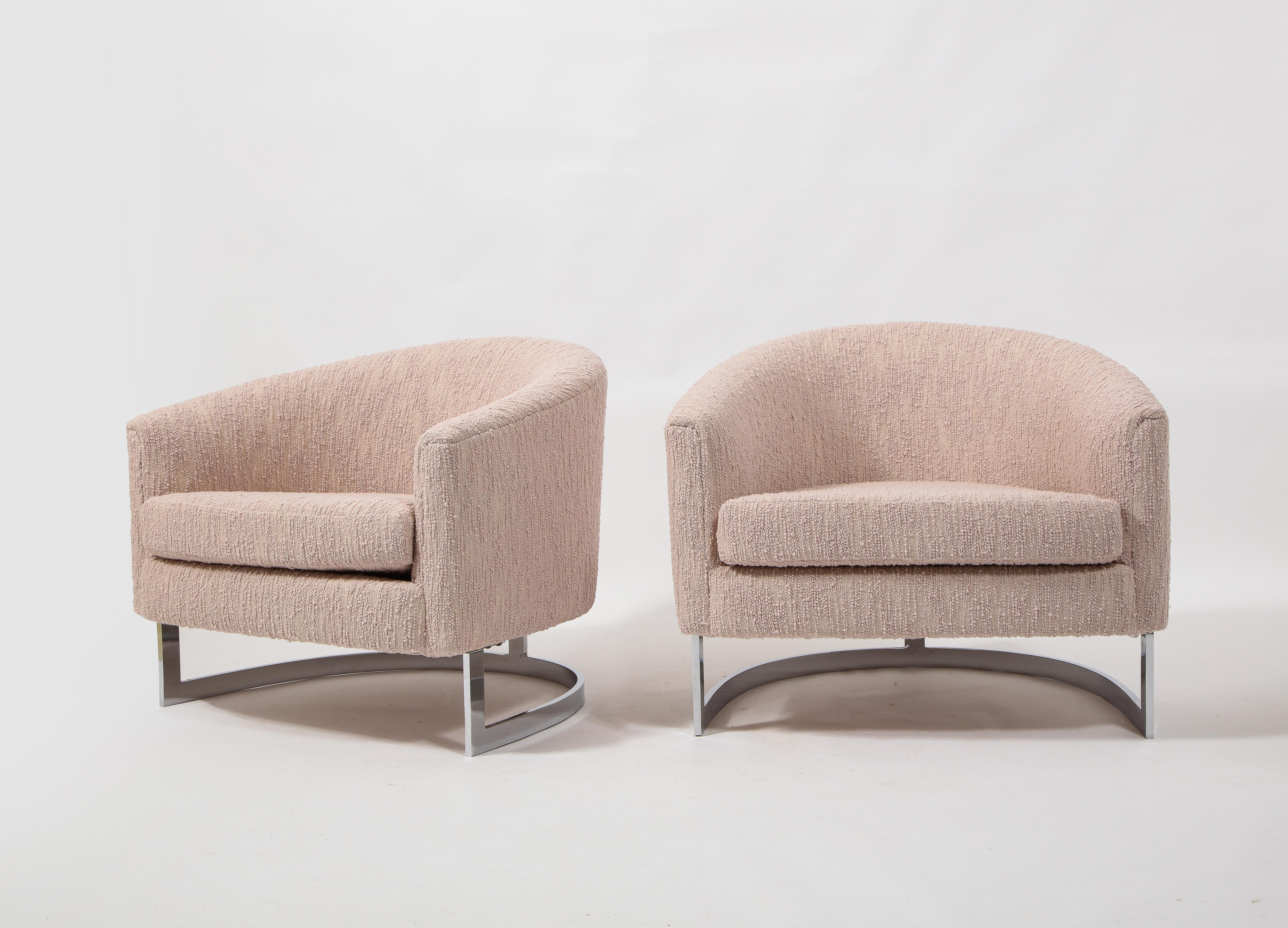 Pair of Finn Andersen for Selig Armchairs, USA, c. 1968 6
